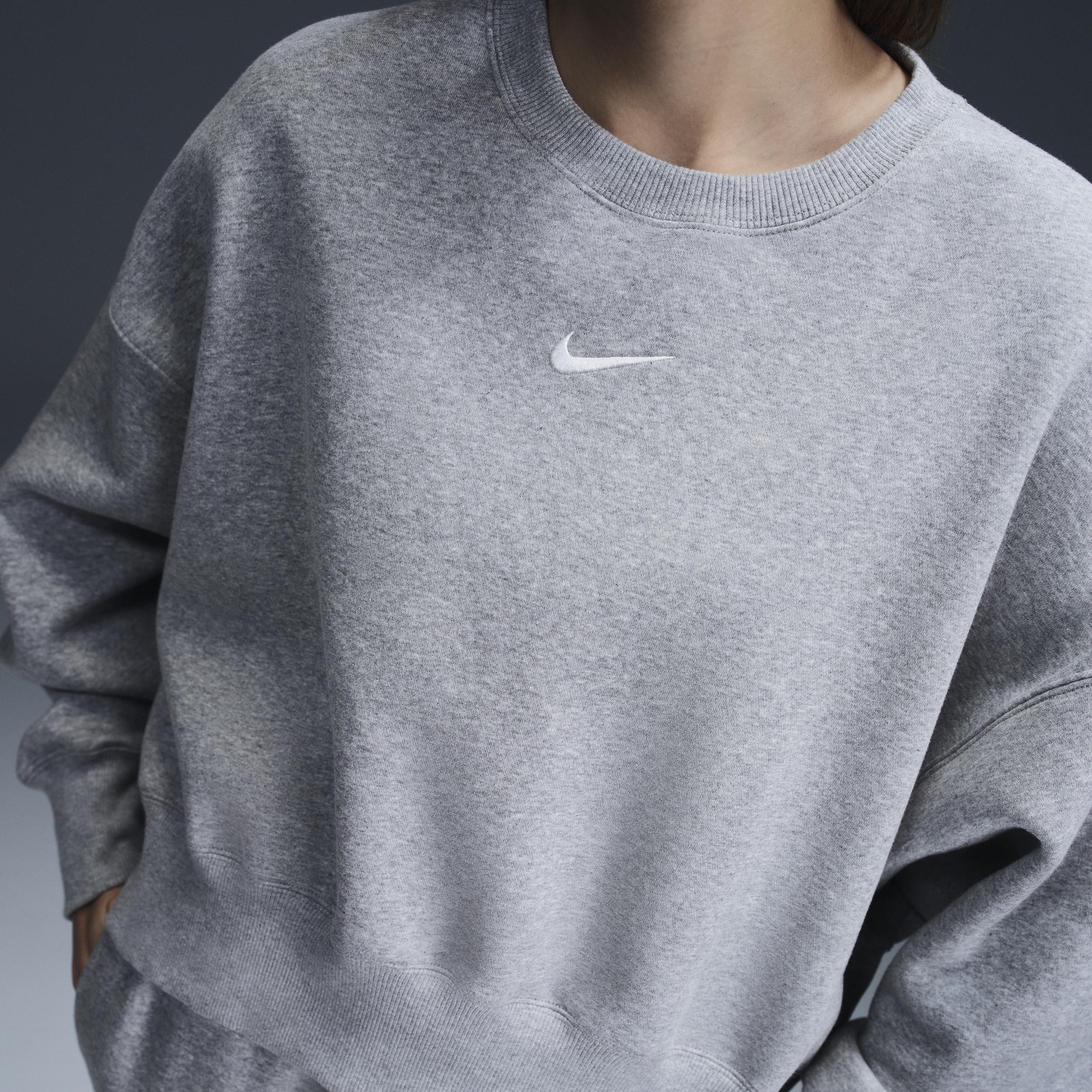Women's Nike Sportswear Phoenix Fleece Over-Oversized Crew-Neck Sweatshirt Product Image