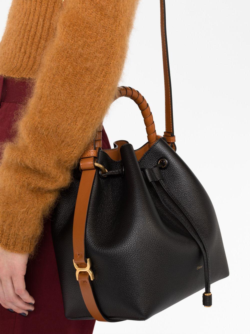 leather bucket bag Product Image