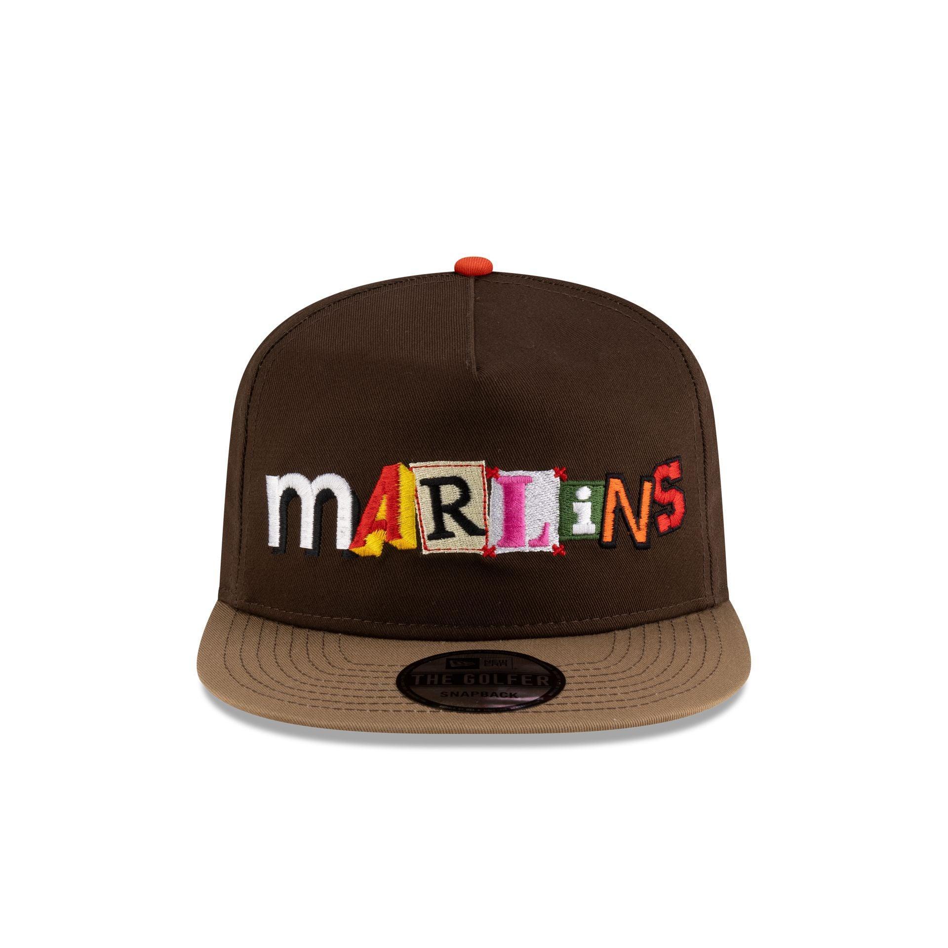 Tyler Herro x Miami Marlins Walnut Khaki Golfer Hat Male Product Image