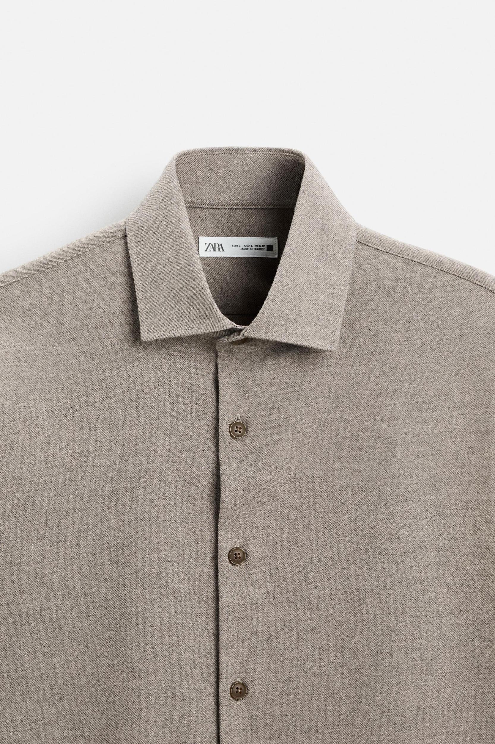 TEXTURED COTTON SHIRT Product Image