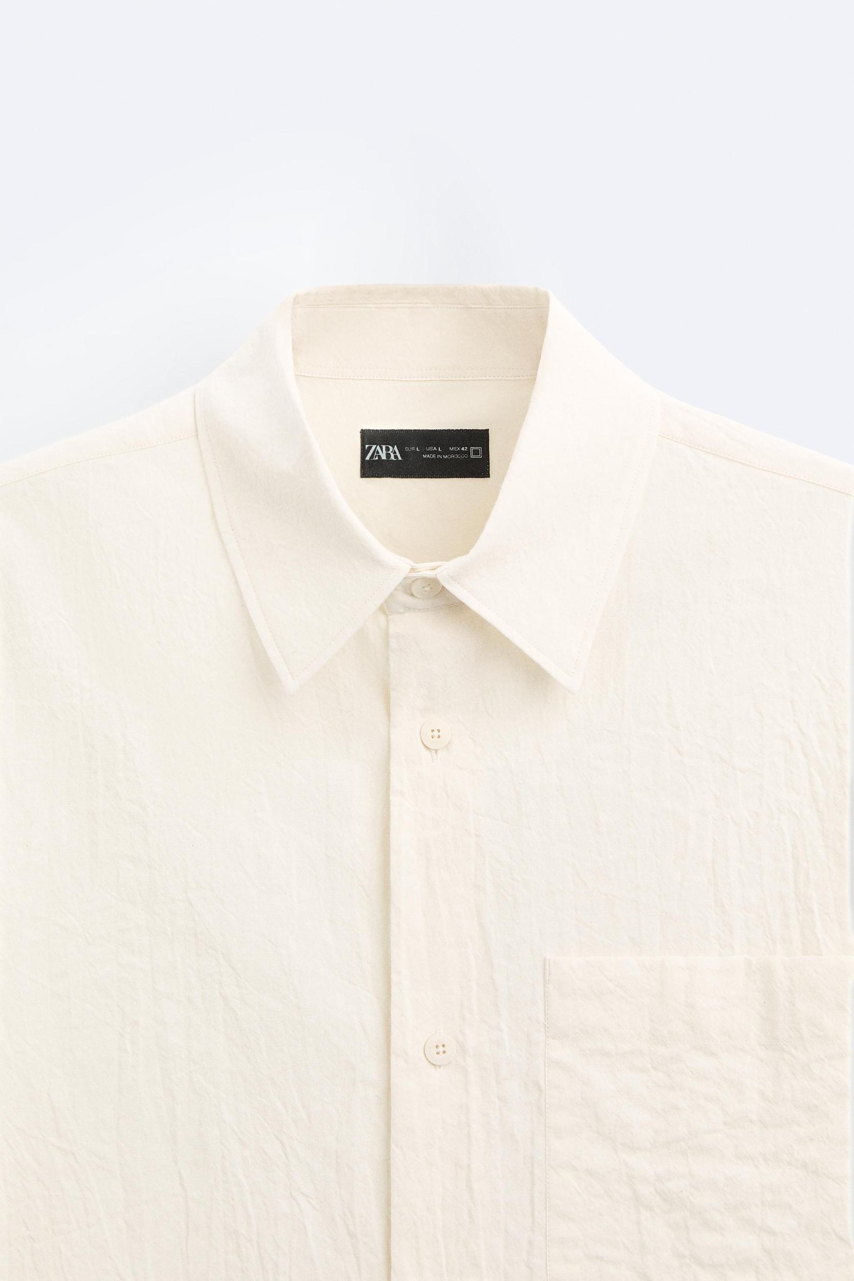 WRINKLED LOOK SHIRT Product Image