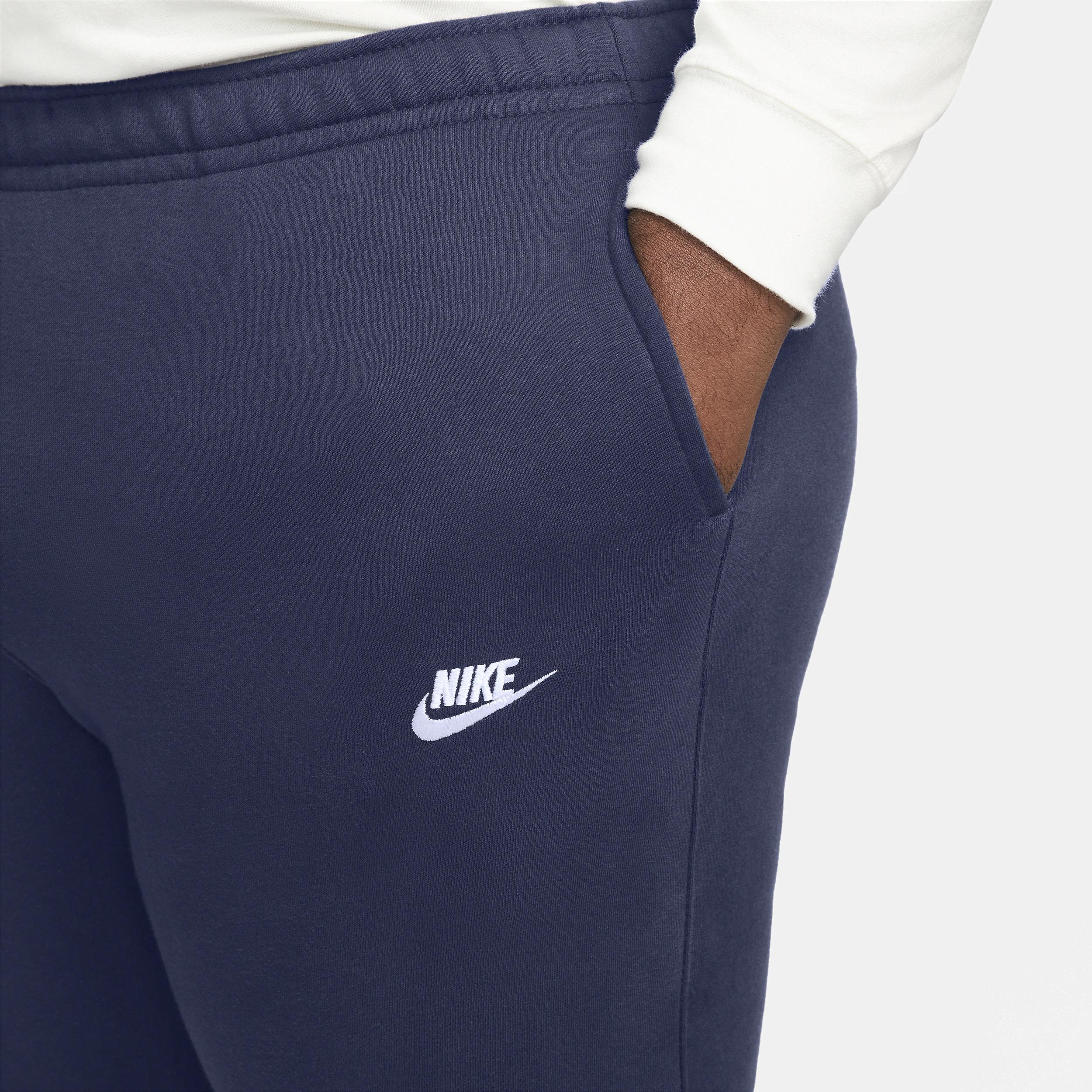 Men's Nike Club Fleece Pants, Size: Medium, Black Navy Product Image