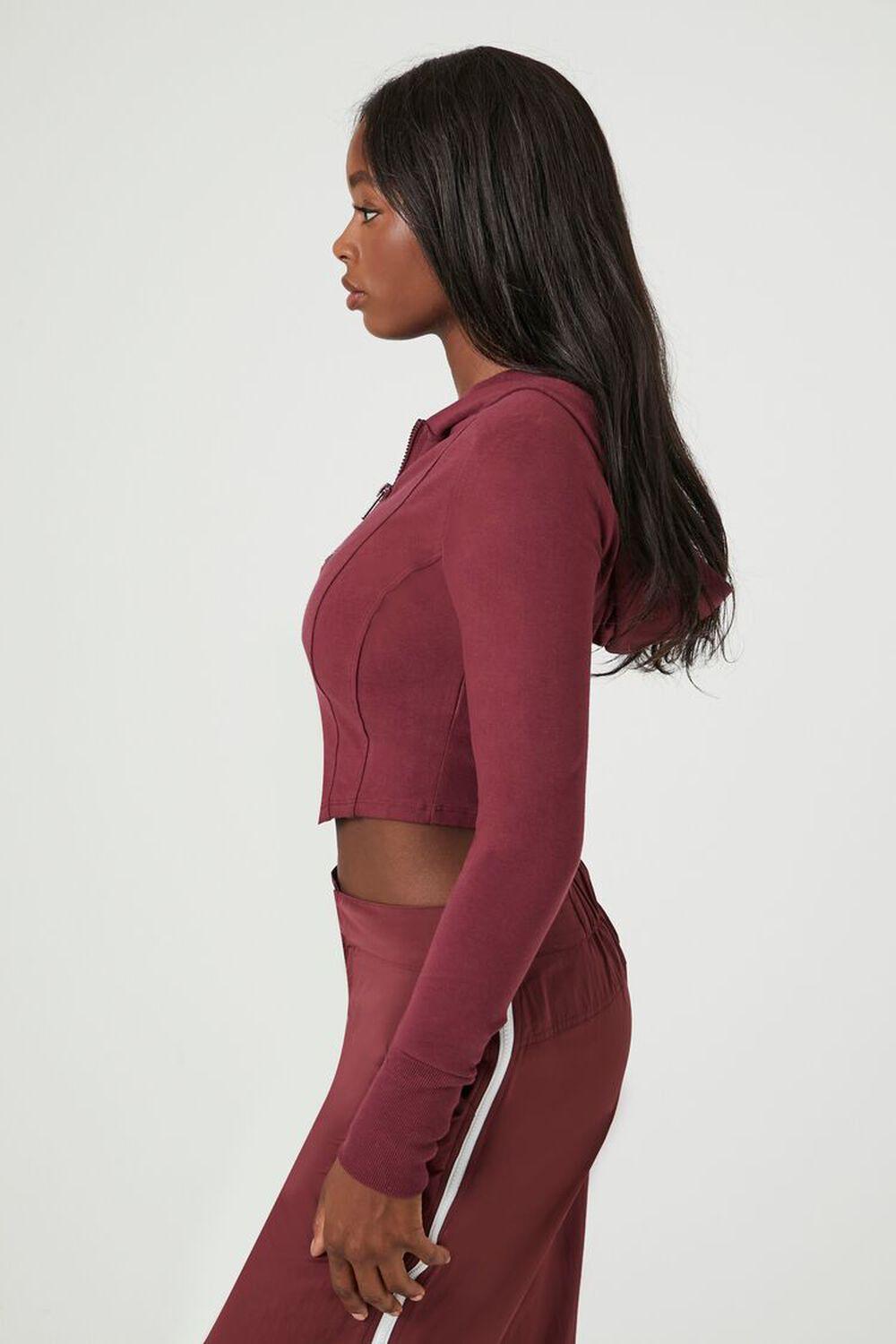 Active Half-Zip Hooded Top | Forever 21 Product Image