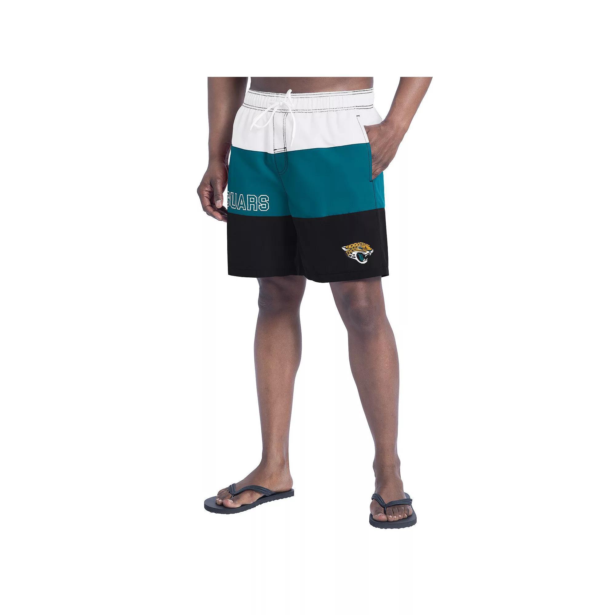 Men's G-III Sports by Carl Banks  Royal/Red New York Giants Sunrise Volley Swim Shorts, Size: Small, Blue Product Image