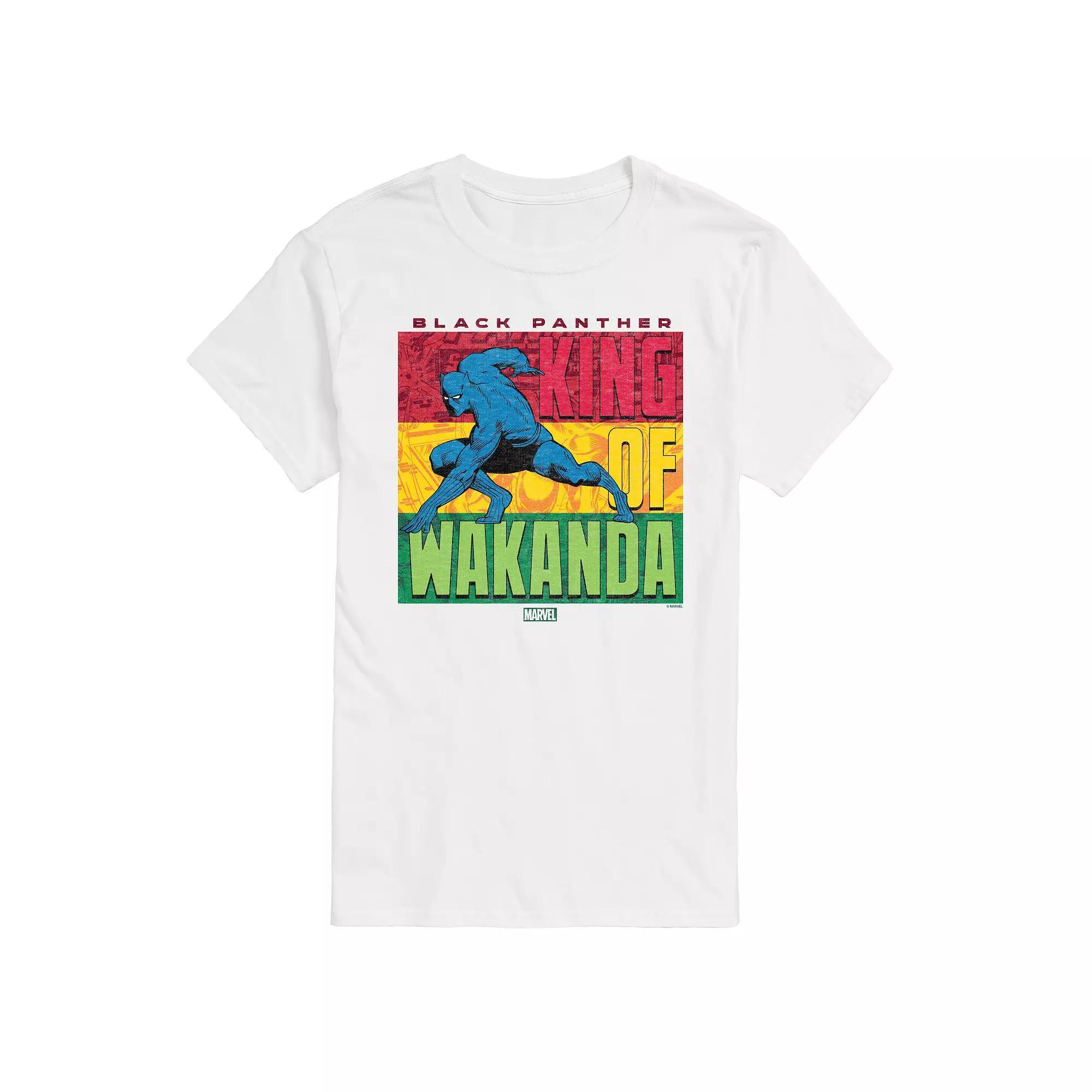 Mens Marvel Black Panther King Of Wakanda Graphic Tee Product Image