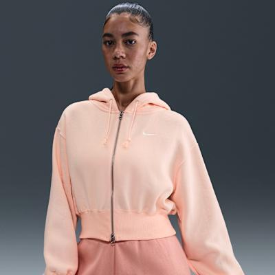 Nike Sportswear Phoenix Fleece Women's Loose Cropped Full-Zip Hoodie Product Image