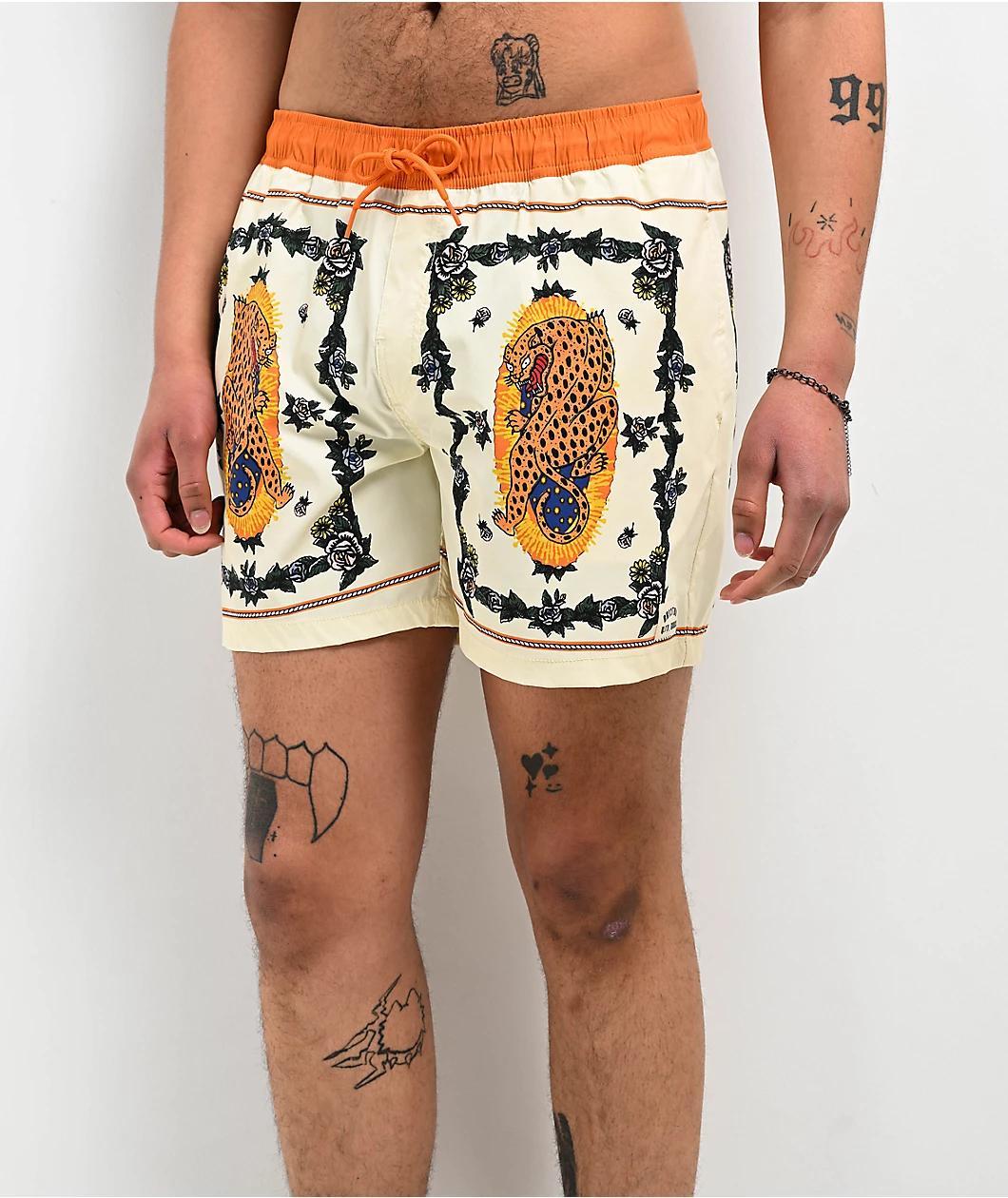 Brixton Voyage Natural Board Shorts Product Image