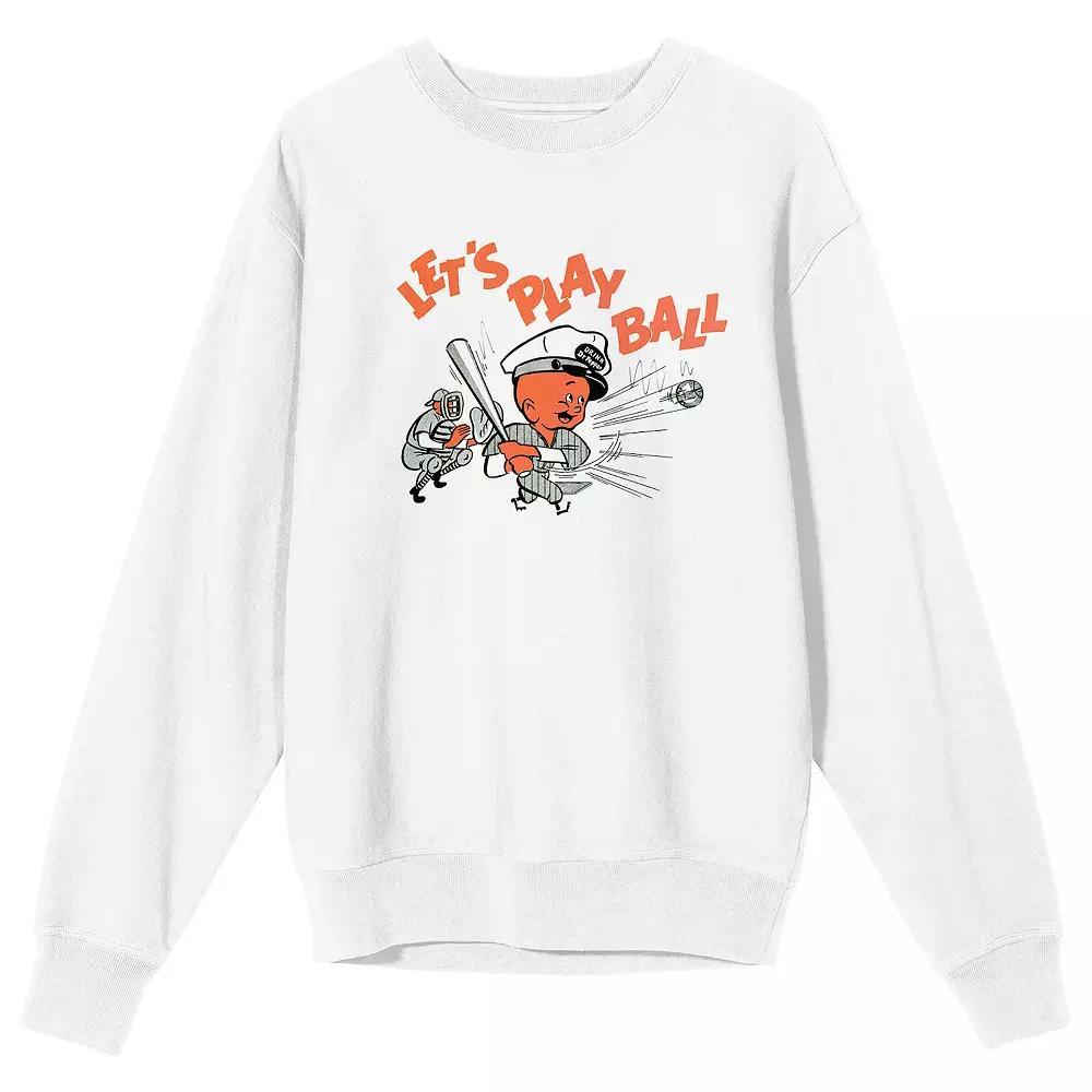 Men's Dr. Pepper Lets Play Ball Graphic Sweatshirt, Size: Small, White Product Image