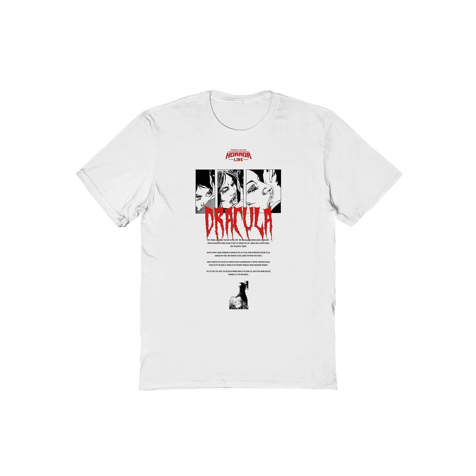 Men's Dracula Bites Graphic Tee, Size: Medium, White Product Image