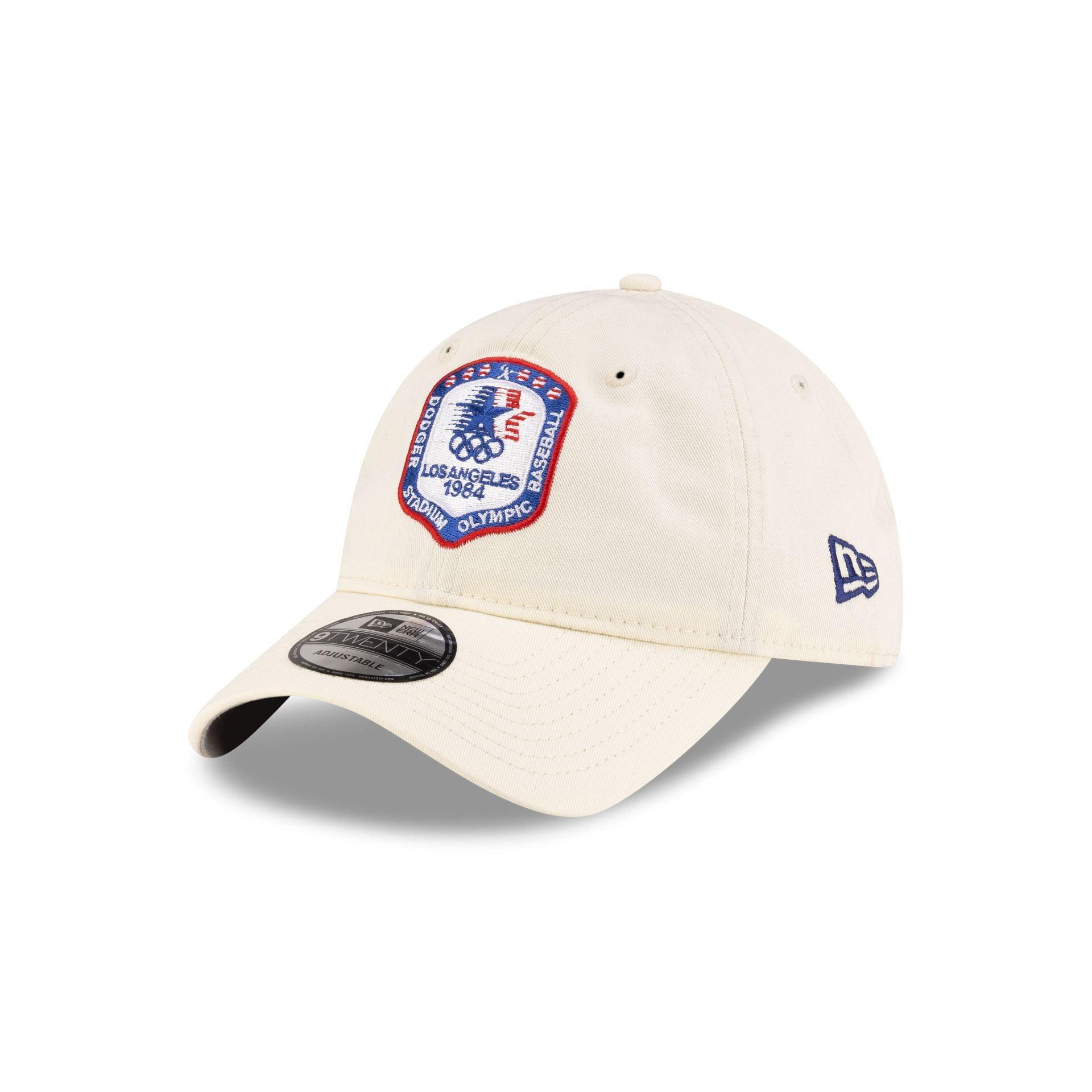 Los Angeles Dodgers 1984 Olympics Chrome White 9TWENTY Adjustable Hat Male Product Image