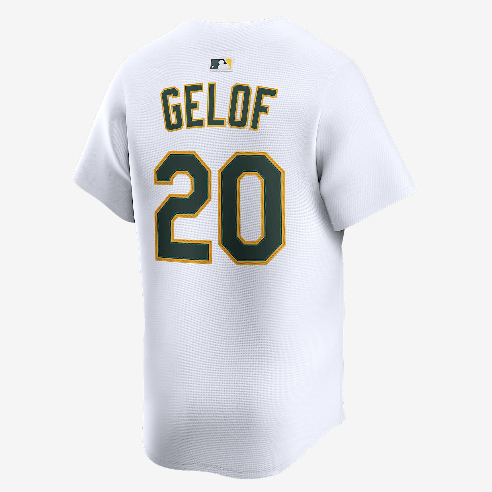 Zack Gelof Athletics Men's Nike Dri-FIT ADV MLB Limited Jersey Product Image