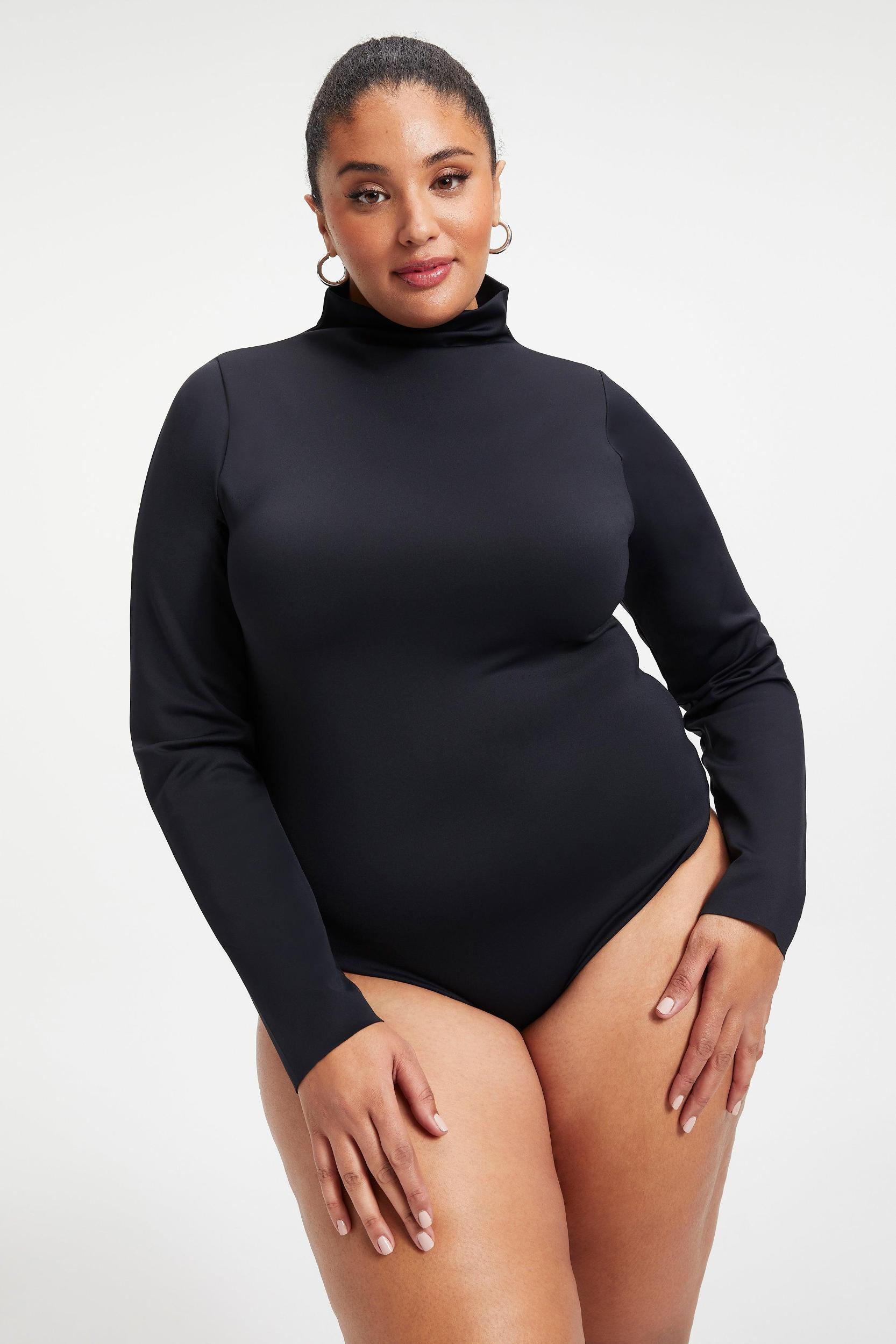 SCUBA FUNNEL NECK BODYSUIT | BLACK001 Product Image