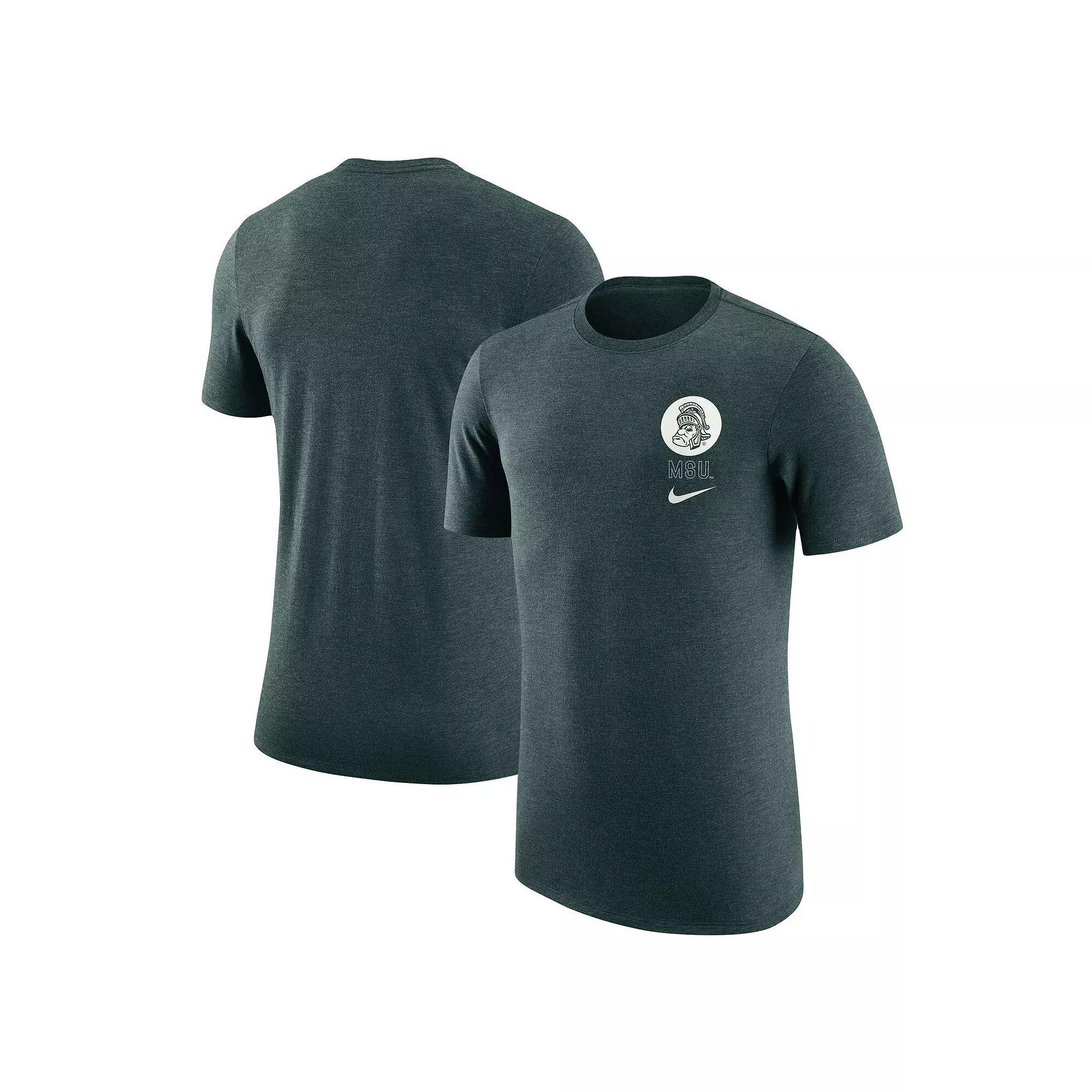 Men's Nike Navy Gonzaga Bulldogs Retro Tri-Blend T-Shirt, Size: 2XL, Zag Blue Product Image