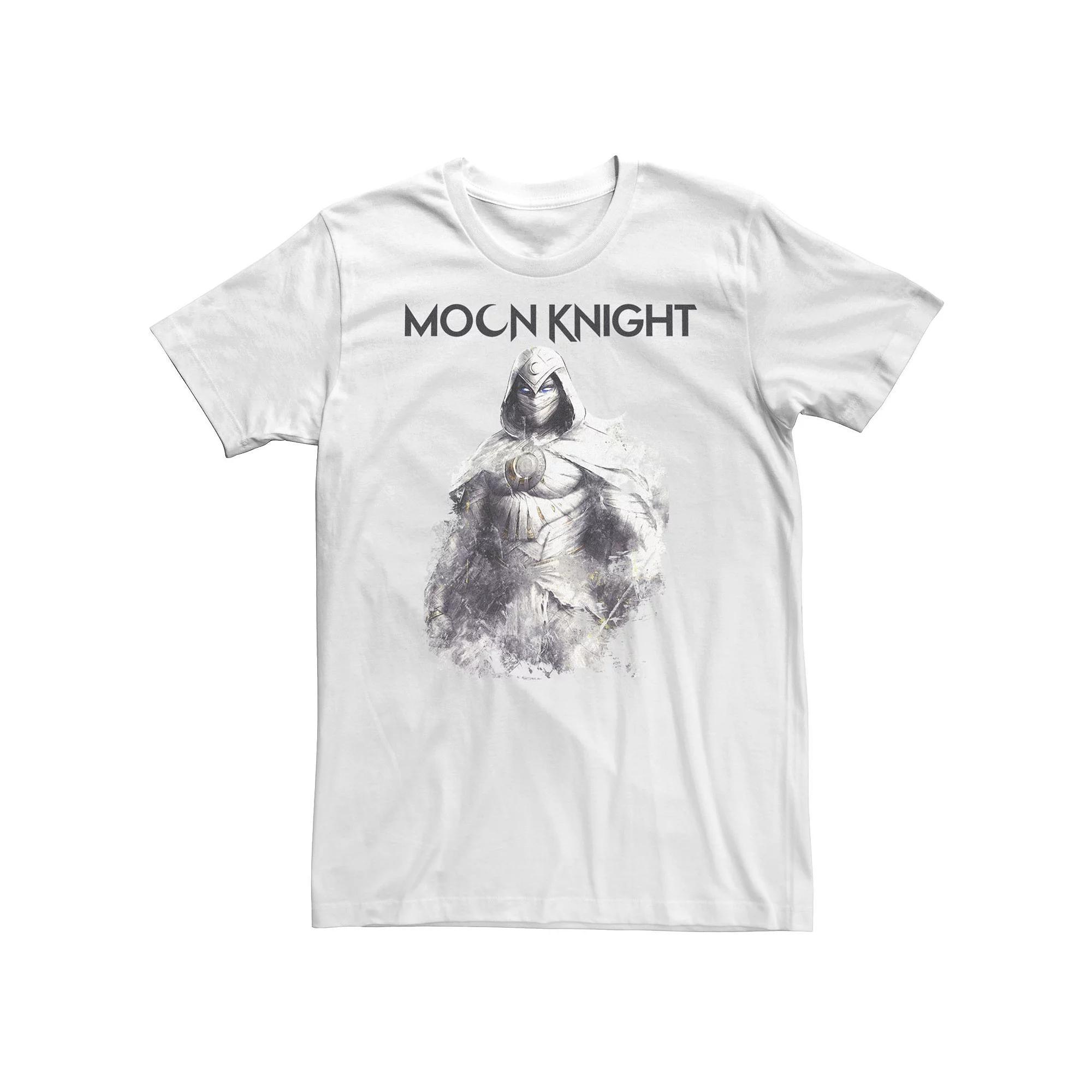 Big & Tall Marvel Moon Knight Fade Away Tee, Men's, Size: 4XL, White Product Image