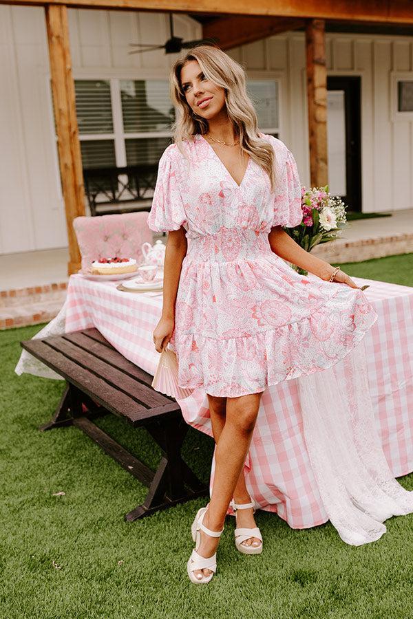 Seashore Symphony Smocked Mini Dress Product Image