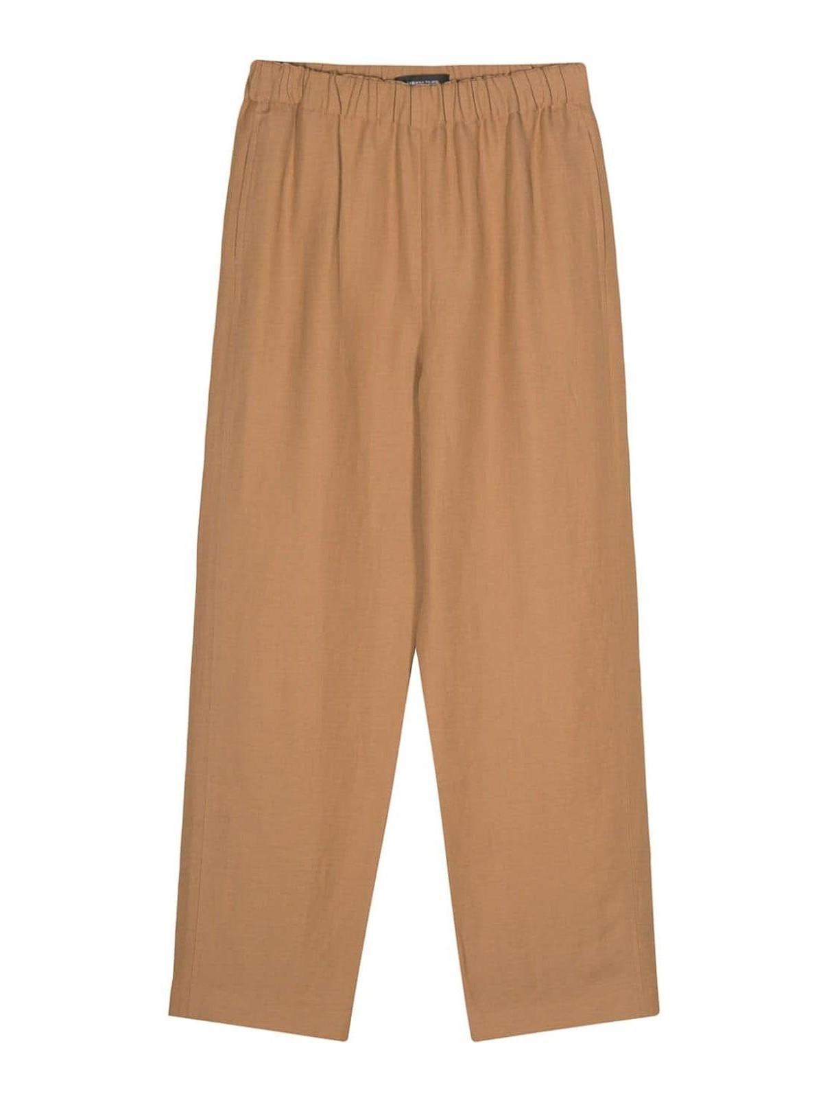 FABIANA FILIPPI High-waisted Trousers In Beige Product Image