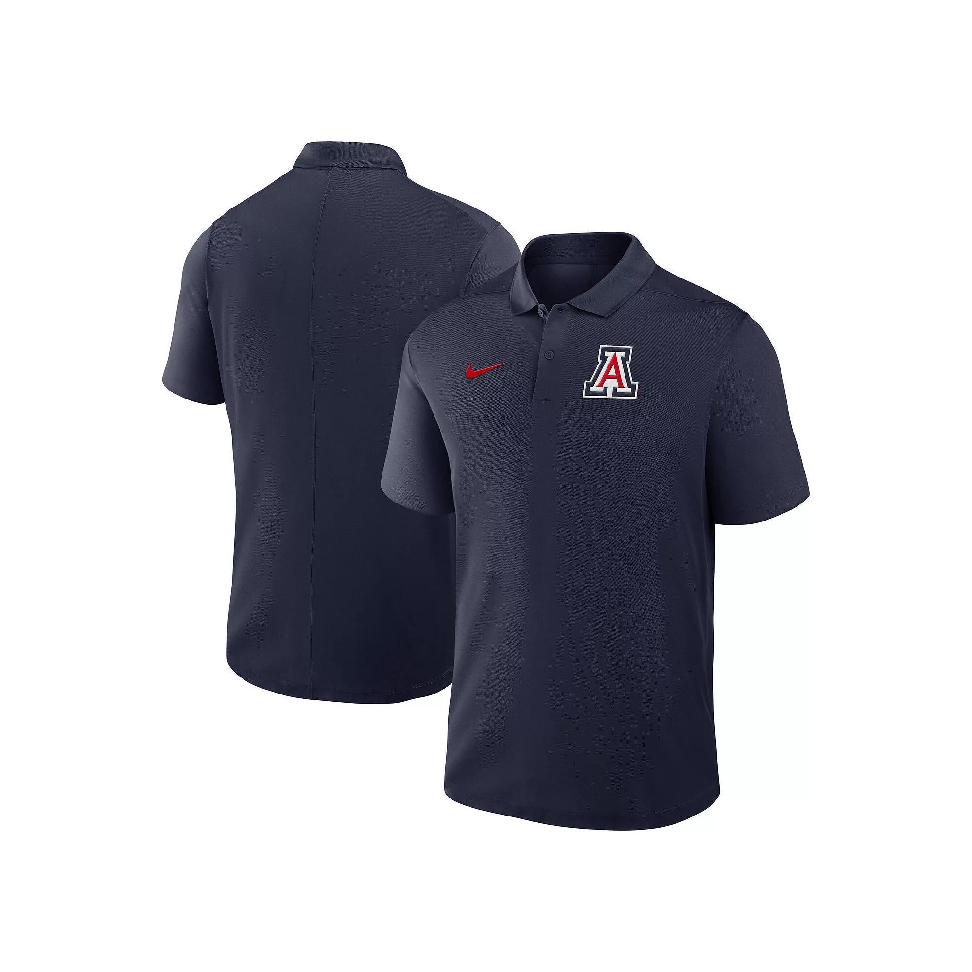 Men's Nike Navy Arizona Wildcats Primetime Victory Primary Logo Performance Polo, Size: XXL, Blue Product Image