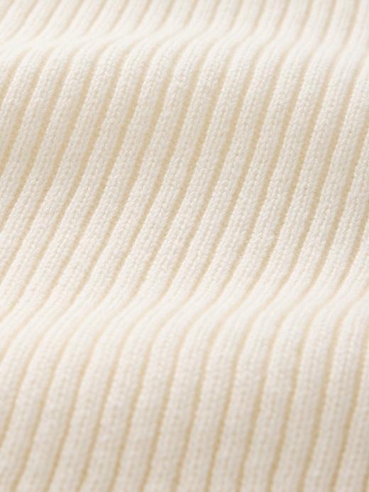100% Cotton Quarter-Zip Polo Sweater Product Image