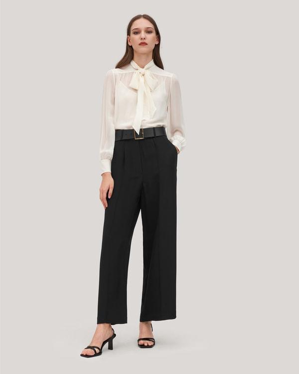Heavy Crepe Silk Iris Pant Product Image