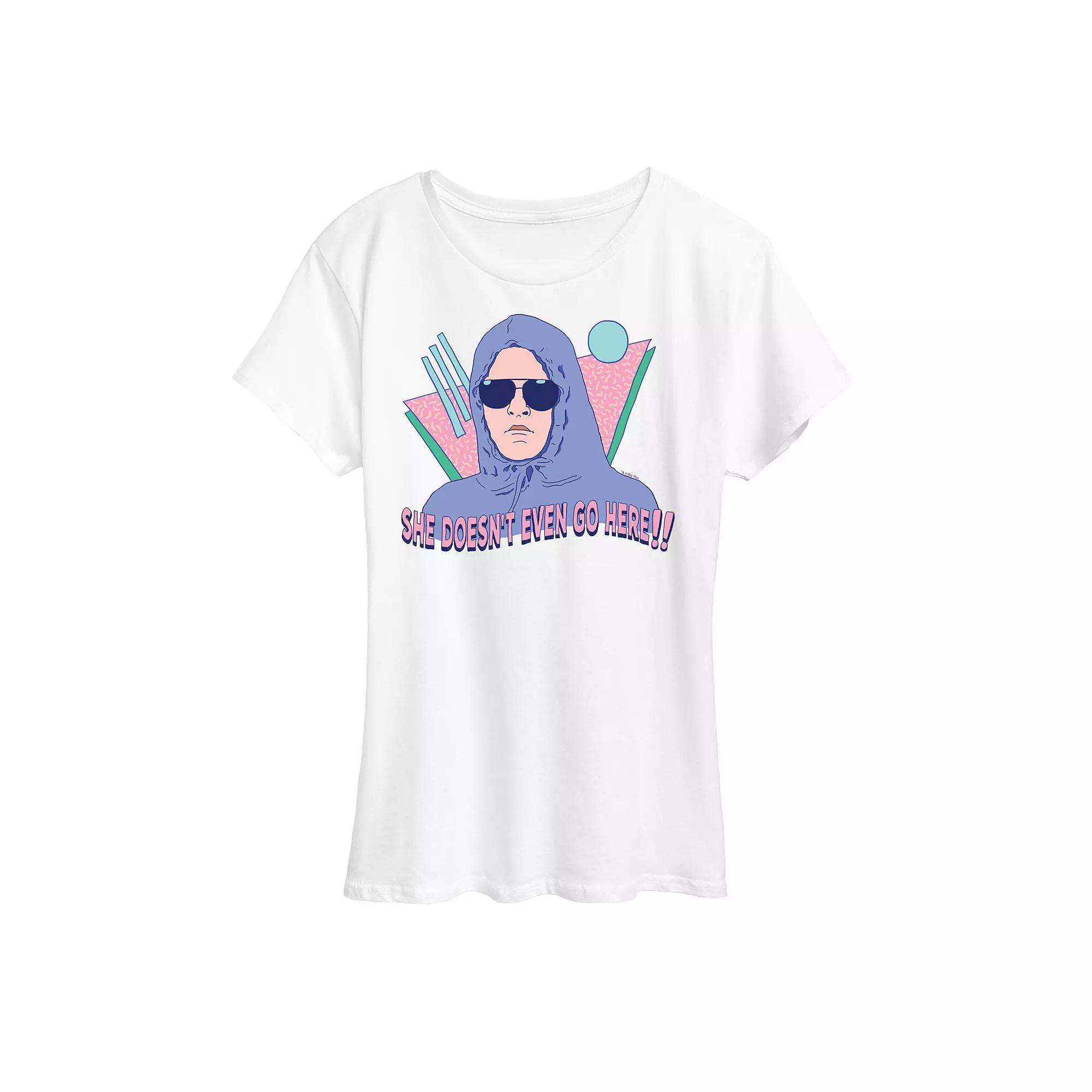 Womens Mean Girls Doesnt Even Go Here Graphic Tee, Girls Heather Grey Product Image