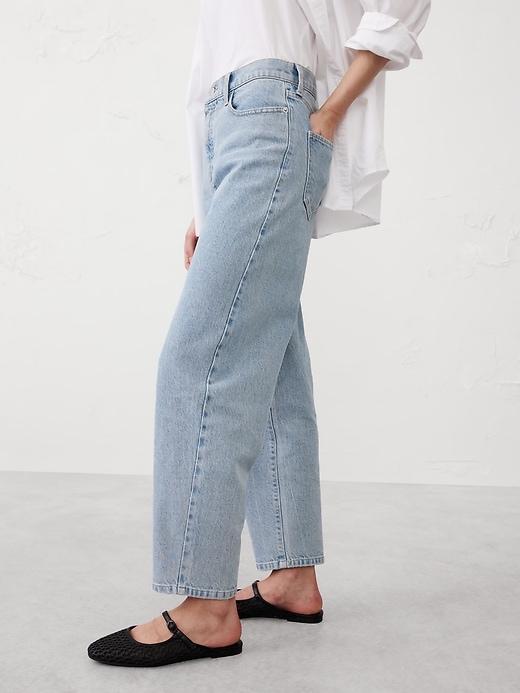 High-Rise Barrel Jean Product Image