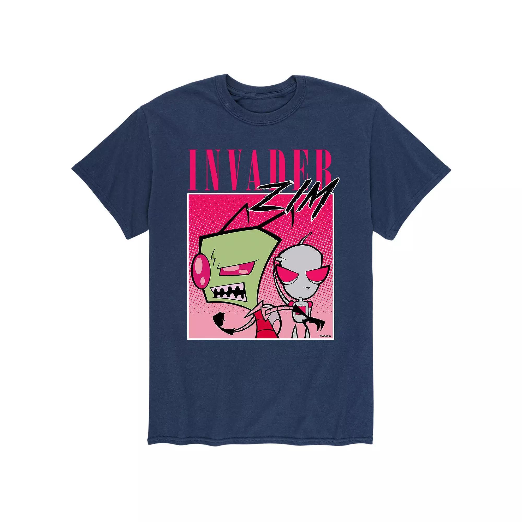 Mens Invader Zim Pink Box Tee Product Image