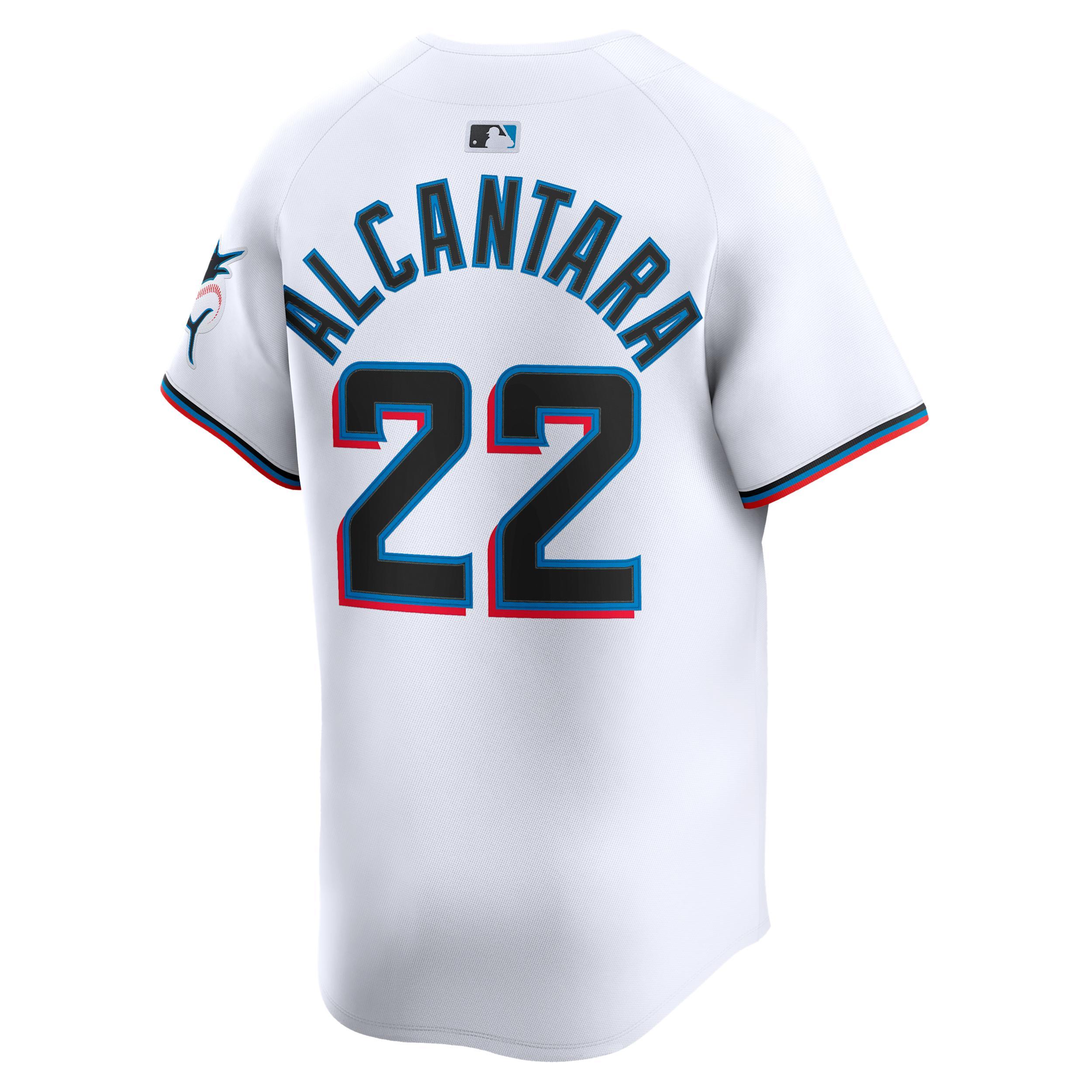 Sandy AlcÃ¡ntara Miami Marlins Nike Men's Dri-FIT ADV MLB Limited Jersey Product Image