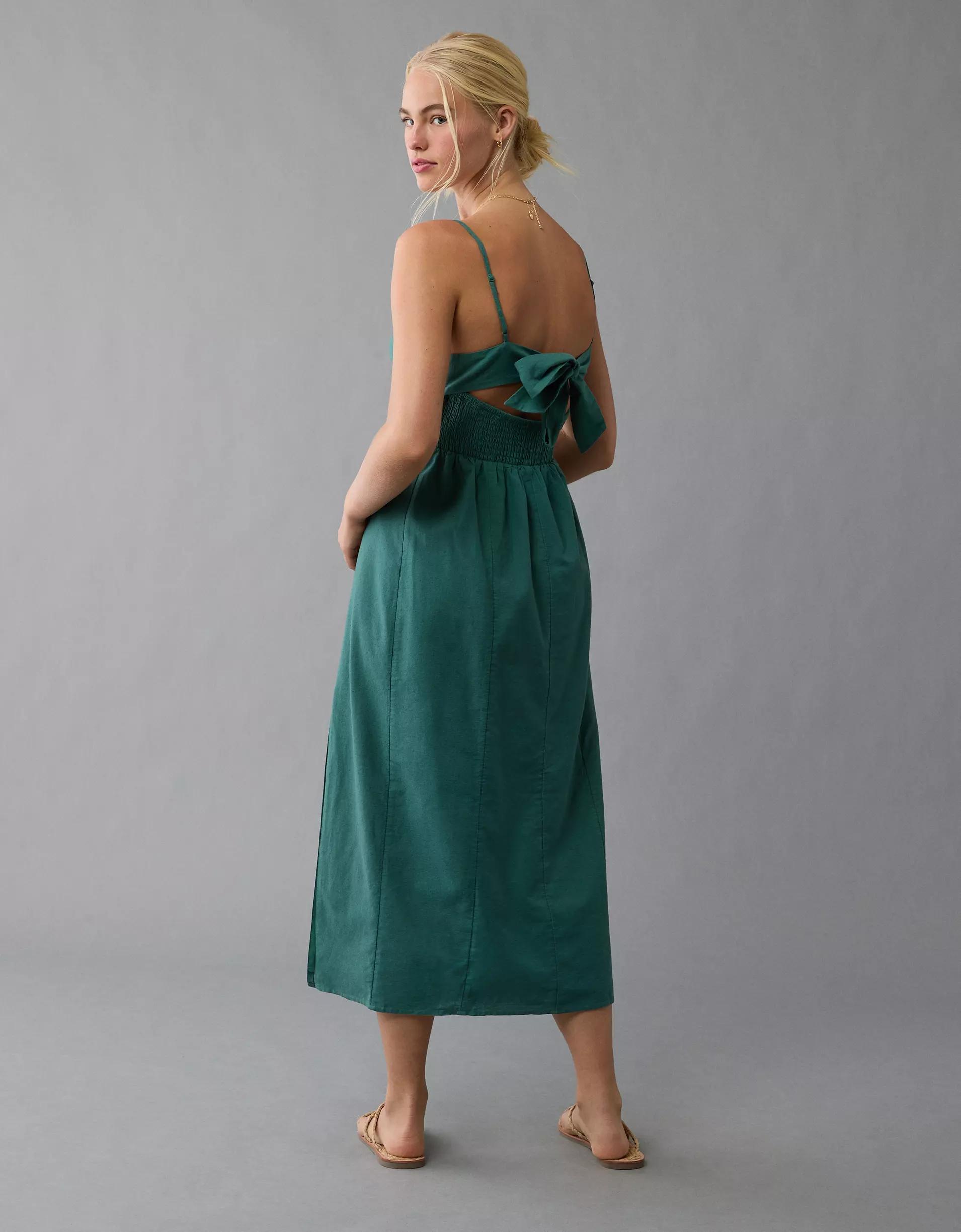 AE Catie Corset Column Midi Dress Product Image