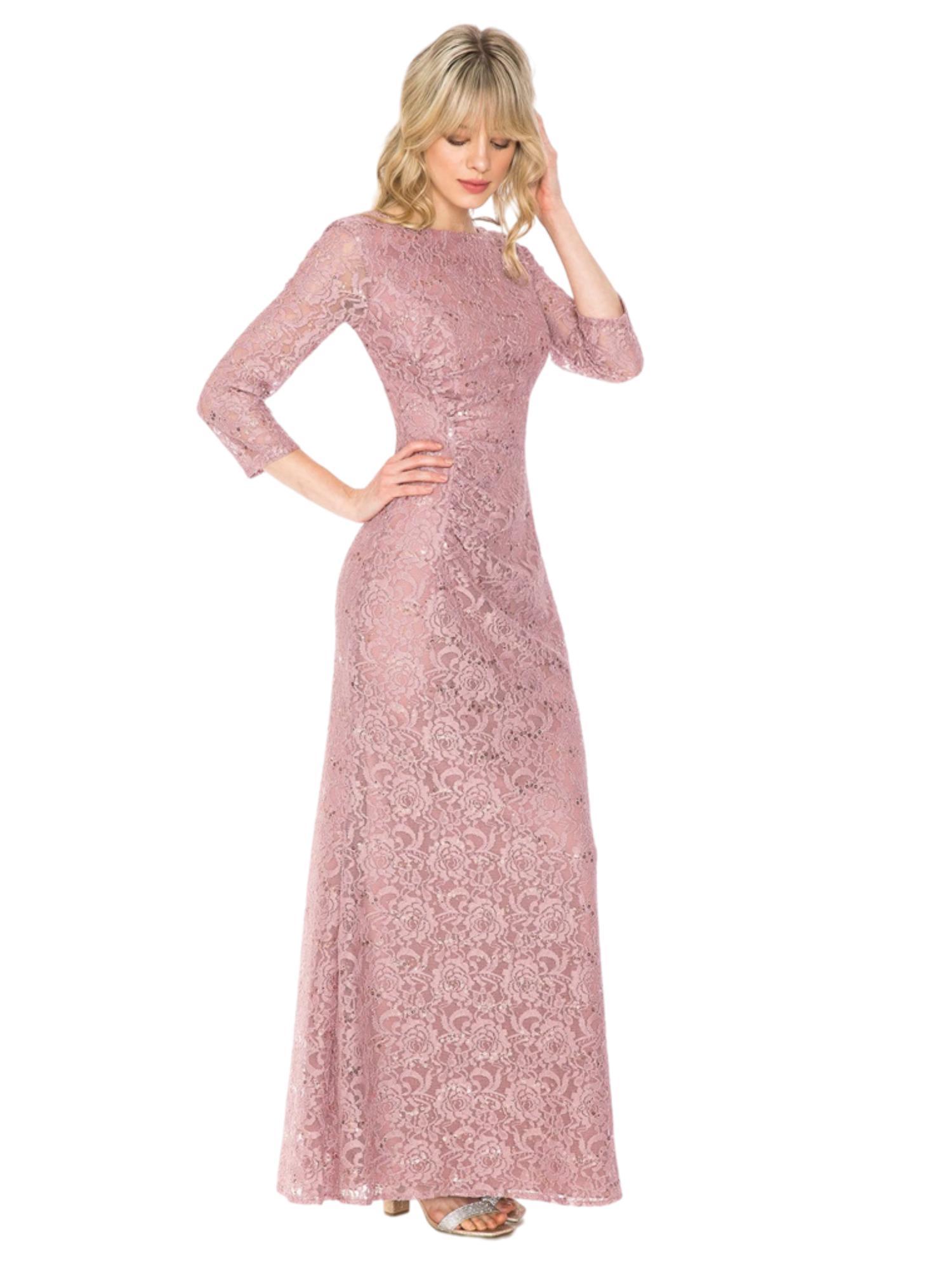 Lenovia Ruched Lace Dress Product Image