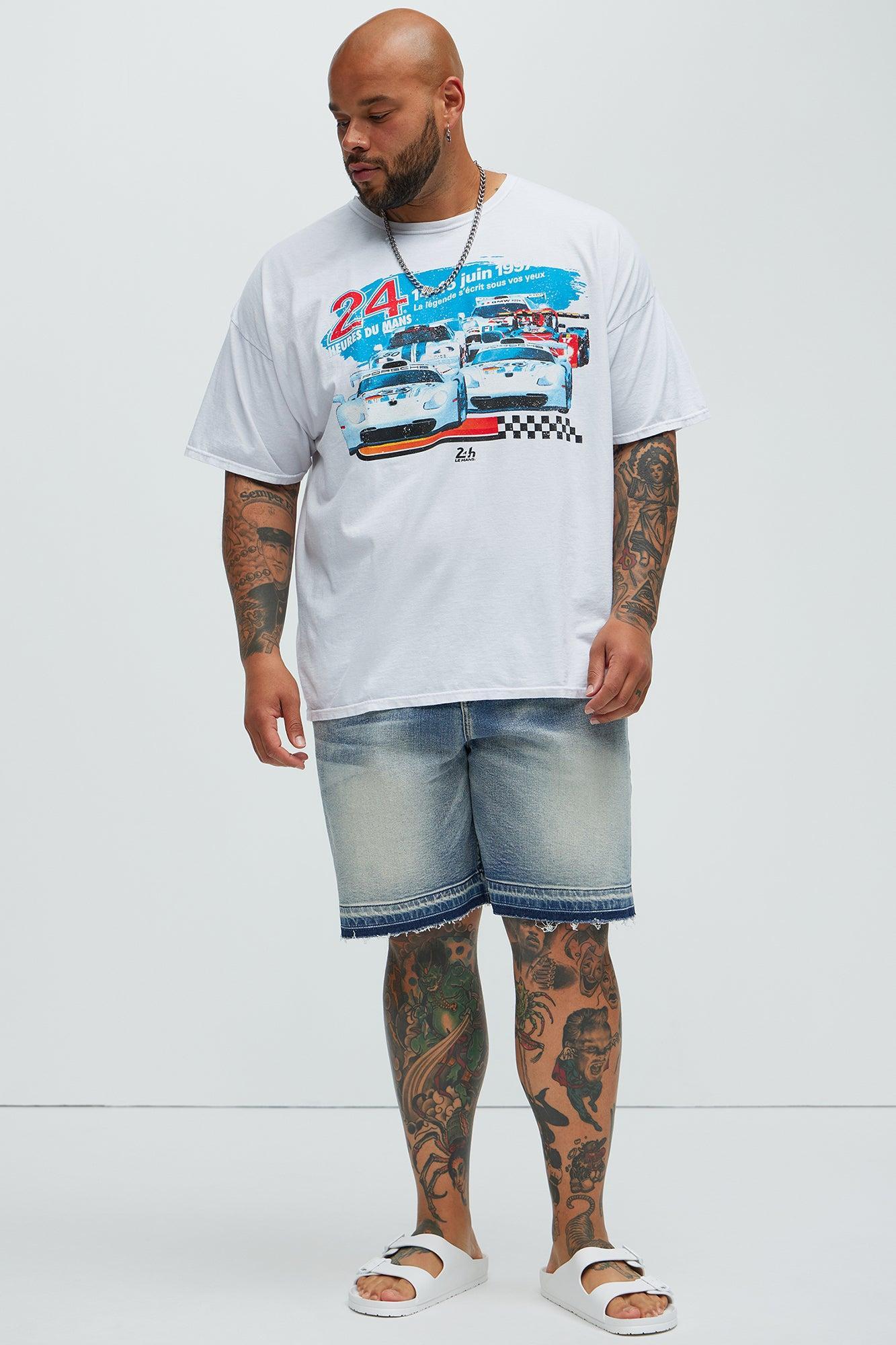Run Around Relaxed Denim Shorts - Medium Wash Product Image