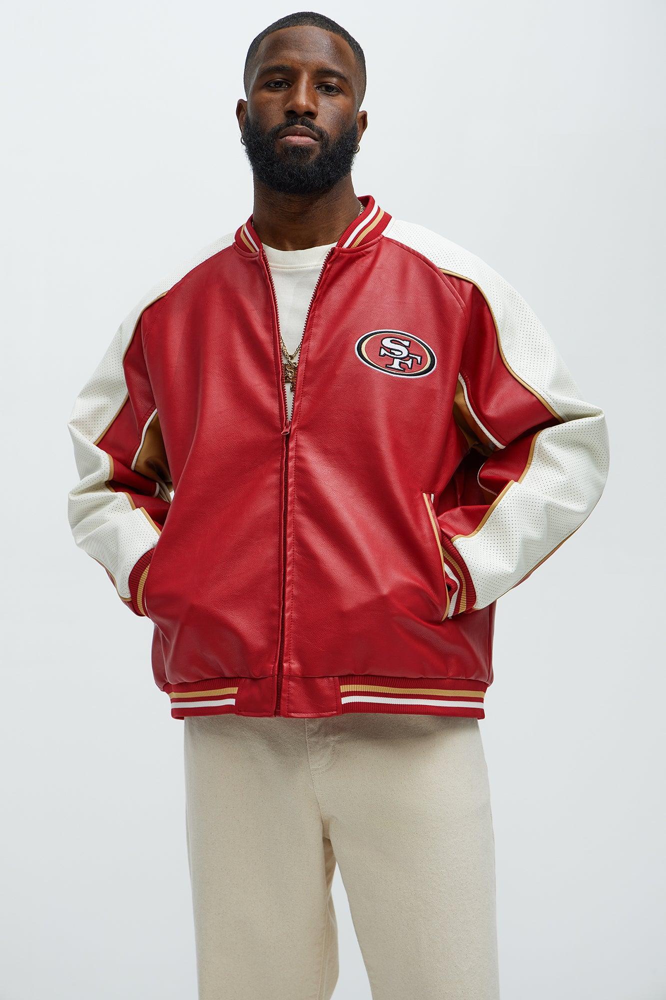 49ers High Standard Jacket - Red/White Product Image