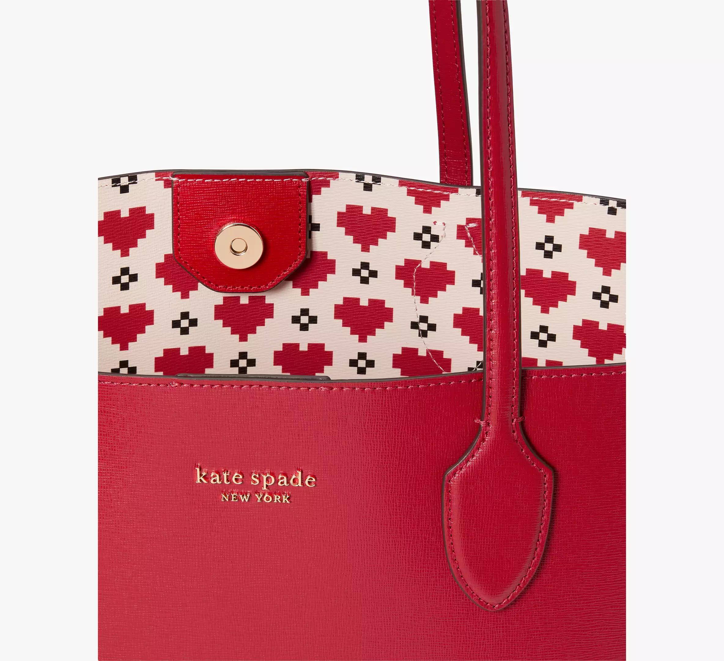 Bleecker Pixel Hearts Large Tote Product Image
