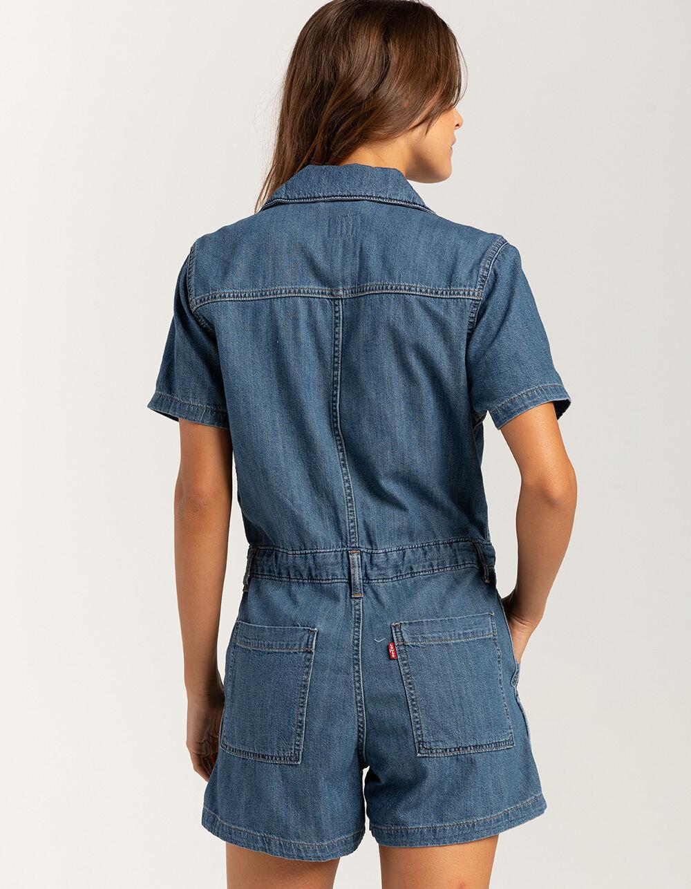 LEVI'S Heritage Womens Romper - MEDIUM WASH Product Image