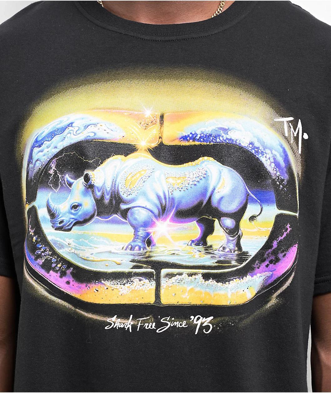 Ecko Shark Free Black Wash T-Shirt Product Image
