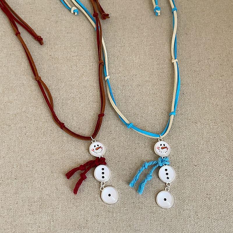 Snowman Necklace Product Image