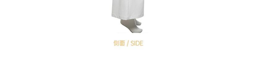 Mid Waist Plain Wide Leg Dress Pants Product Image