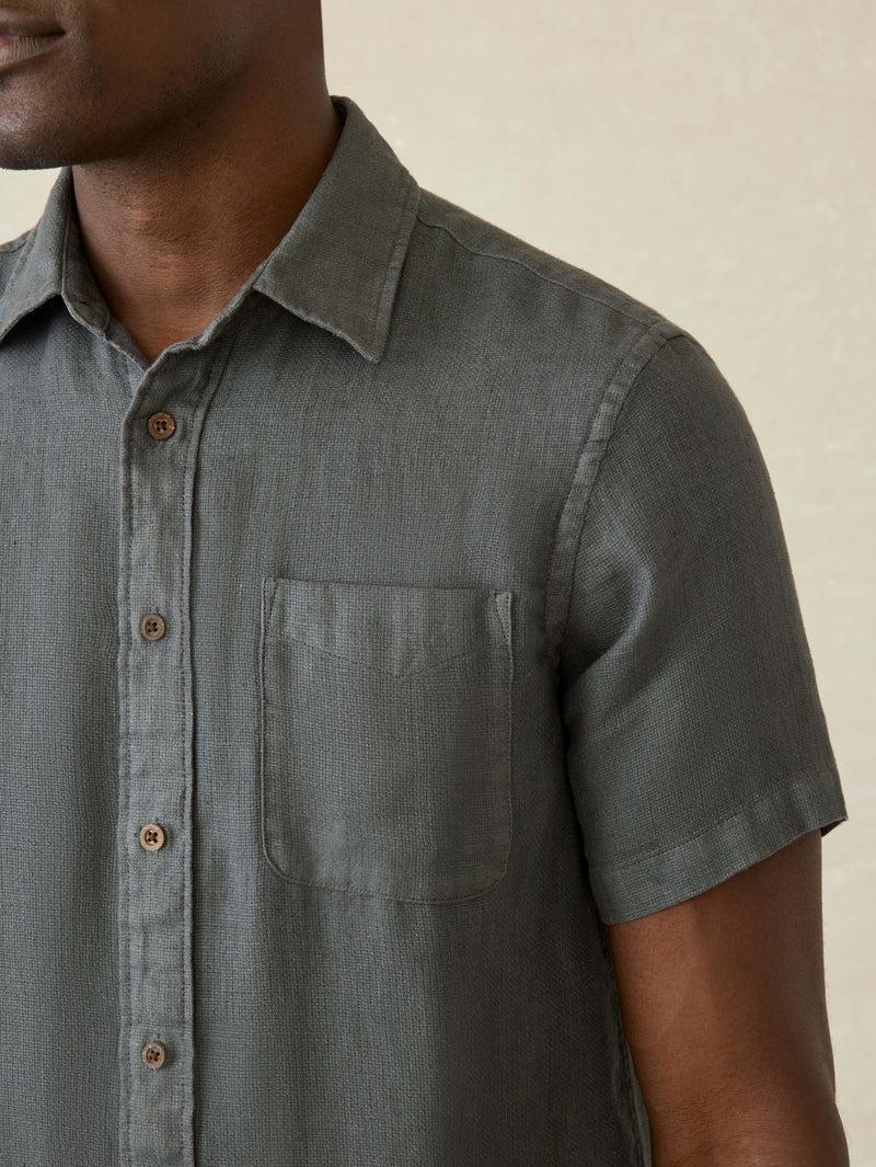 Palma Linen Short Sleeve Shirt Product Image