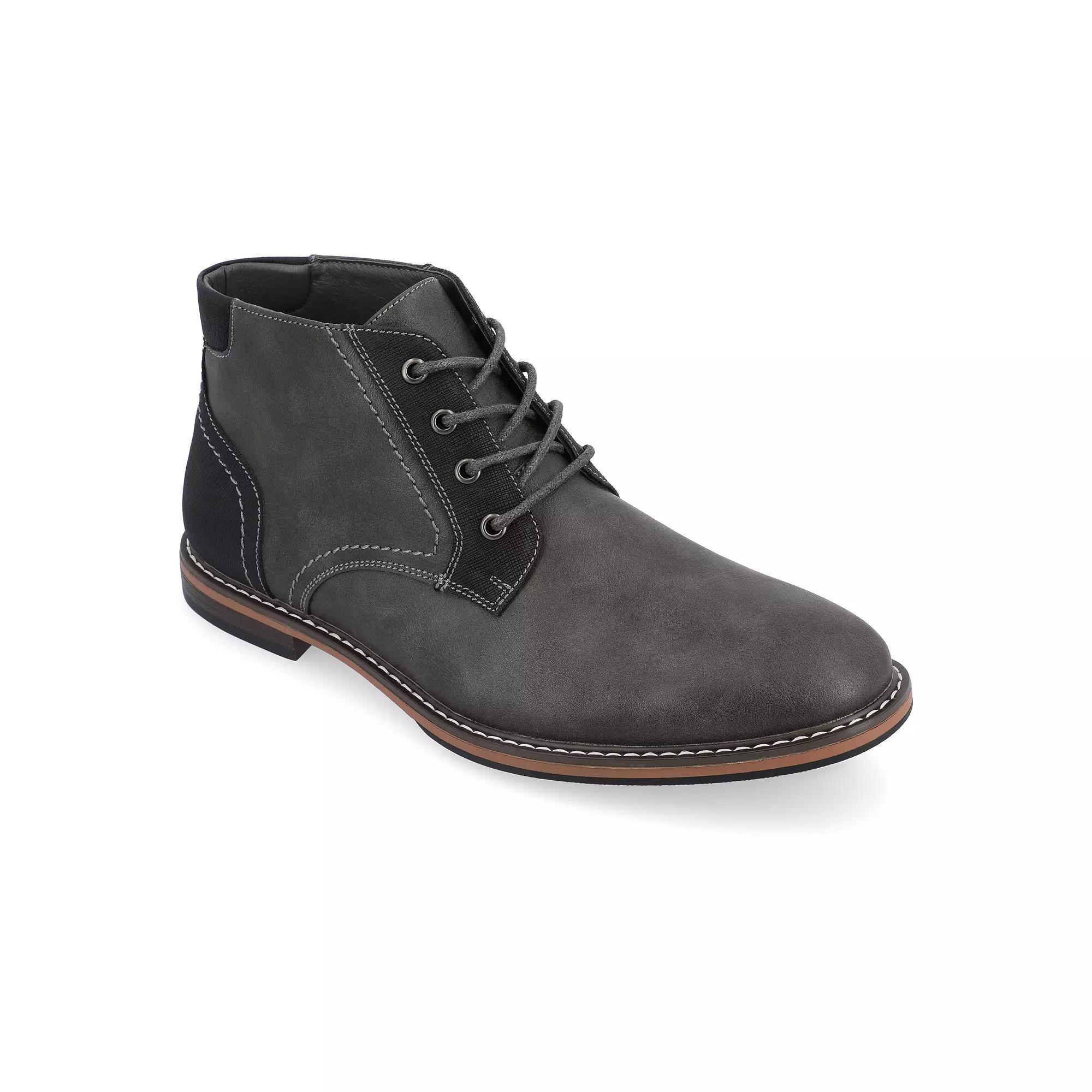 VANCE Franco Men's Plain Toe Chukka Boots, Size: 8.5, Brown Product Image