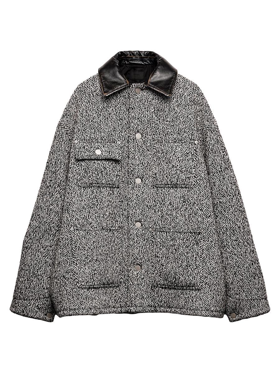 Mens Wool Blend Jacket Product Image