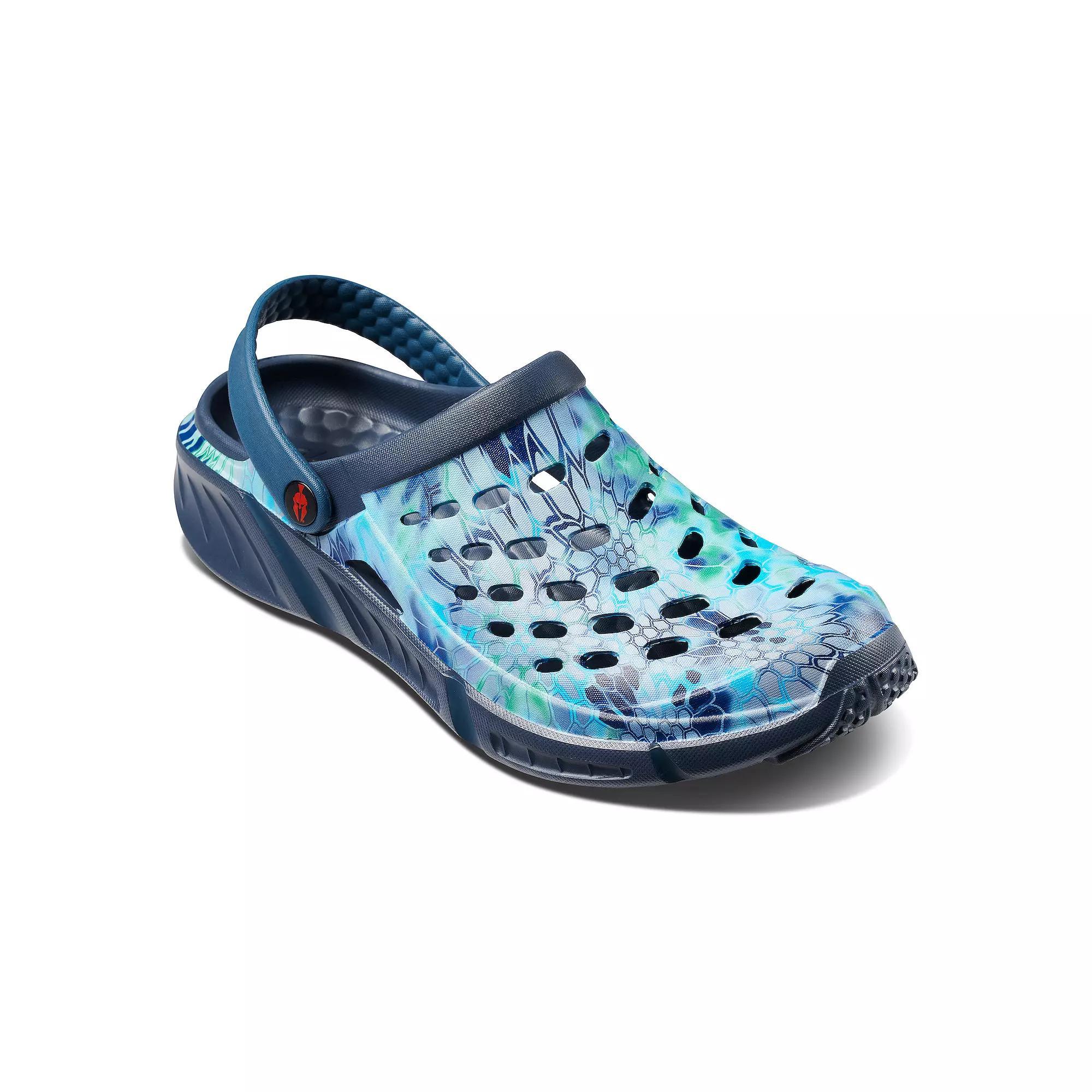 Joybees Adult Trekking Clog Sandals - Dark Blue/Light Blue 7 Product Image