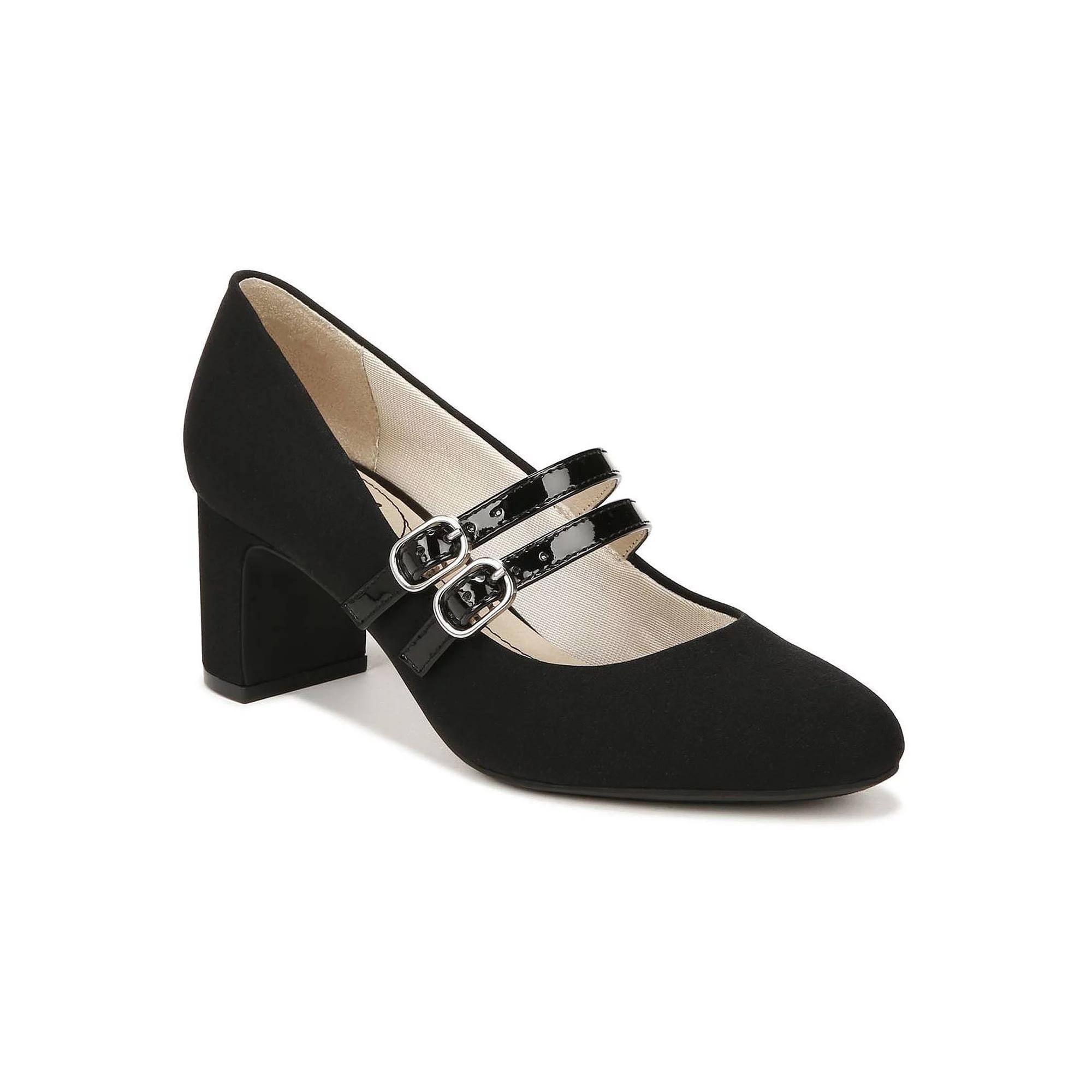 LifeStride True Women's Mary Jane Pumps, Size: 8.5 Wide, Black Micro Product Image