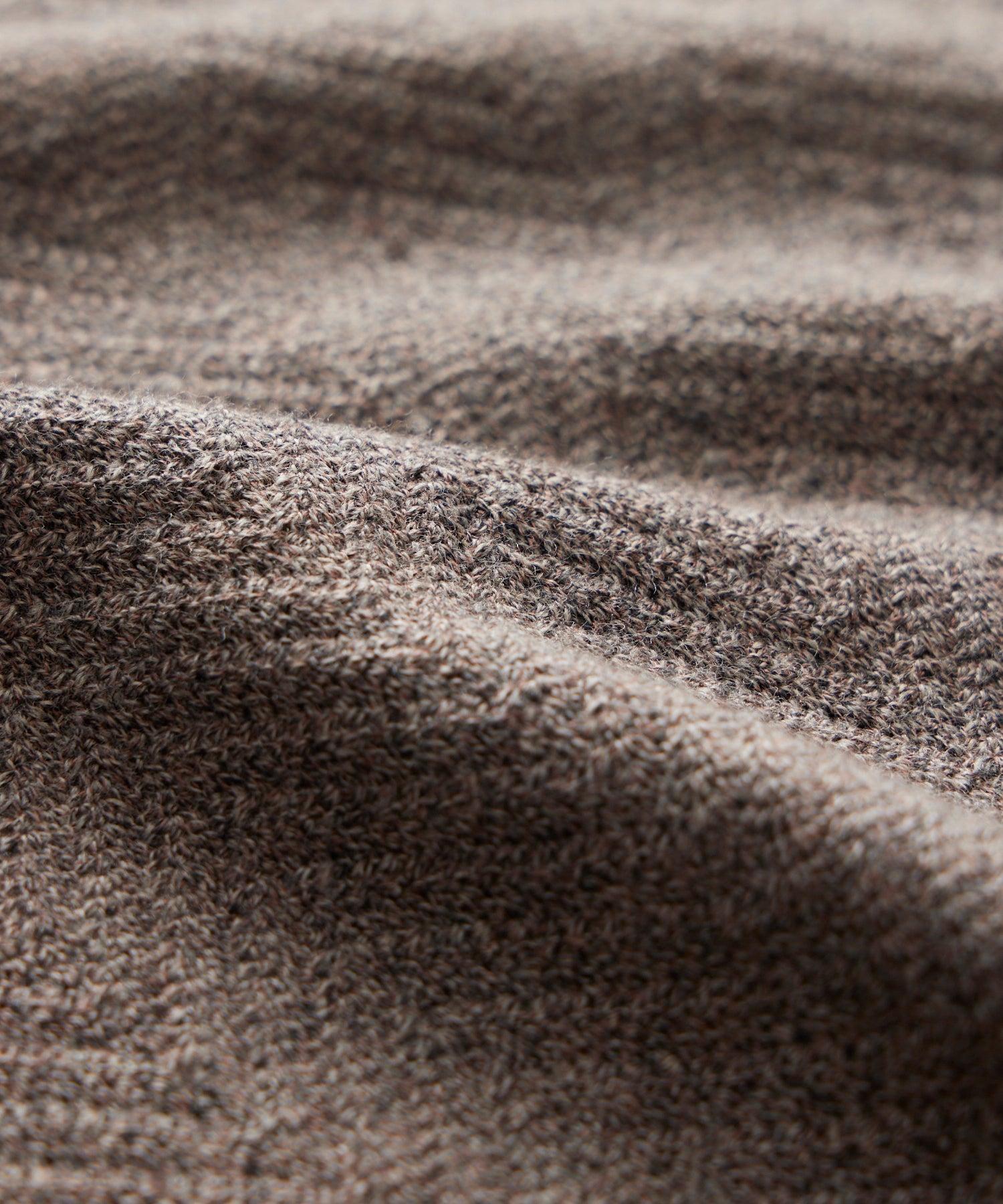 Relaxed Wool-Cotton Herringbone Montauk Polo Product Image