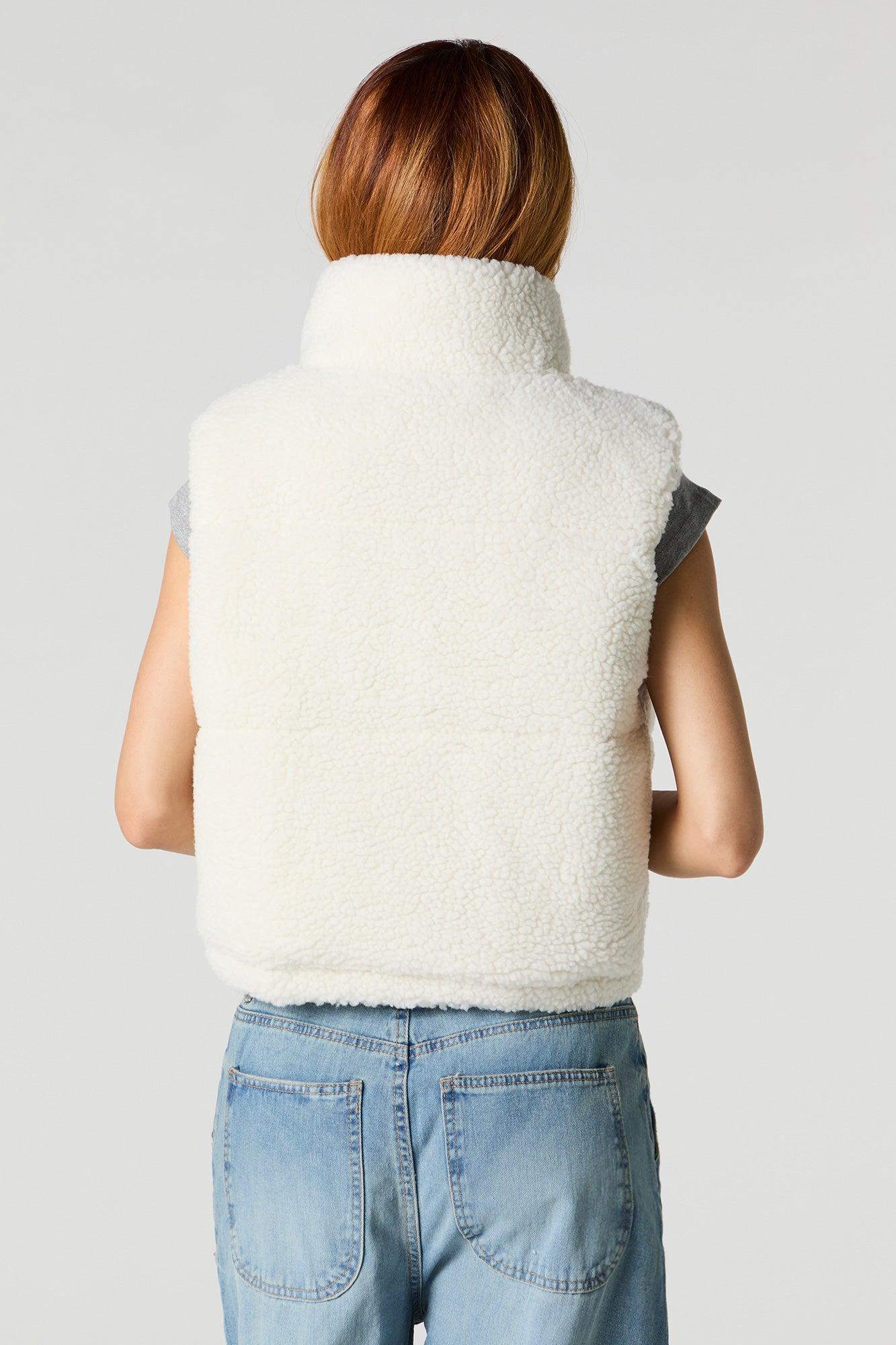 Sherpa Puffer Vest Female Product Image