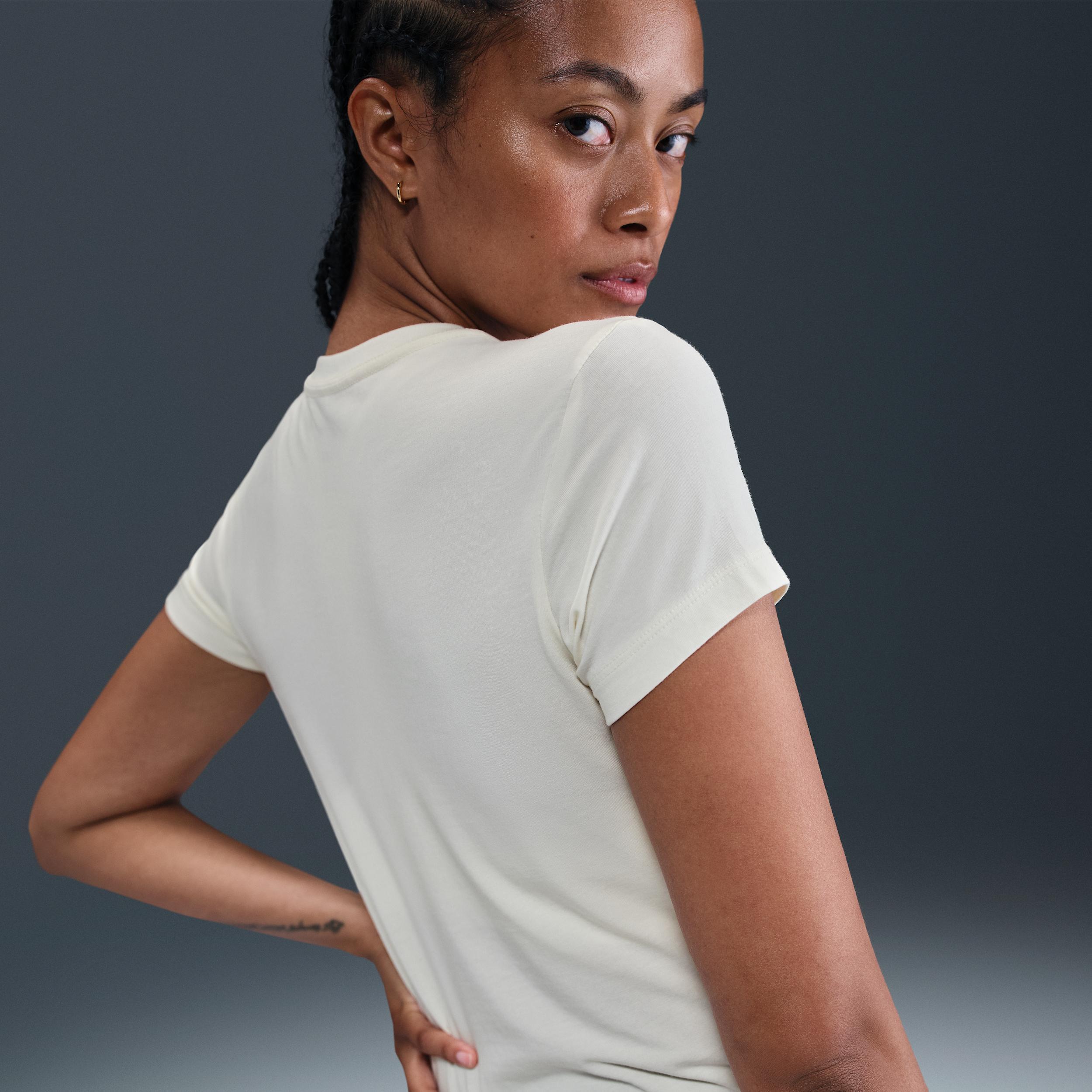 Women's Nike Sportswear Phoenix Slim Short-Sleeve T-Shirt Product Image