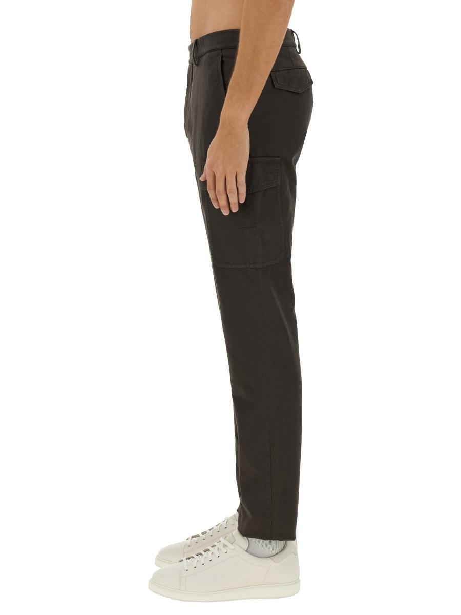 BRUNELLO CUCINELLI Belt-loop Casual Pants In Brown Product Image