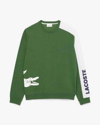 Printed Fleece Loungewear Sweatshirt Product Image