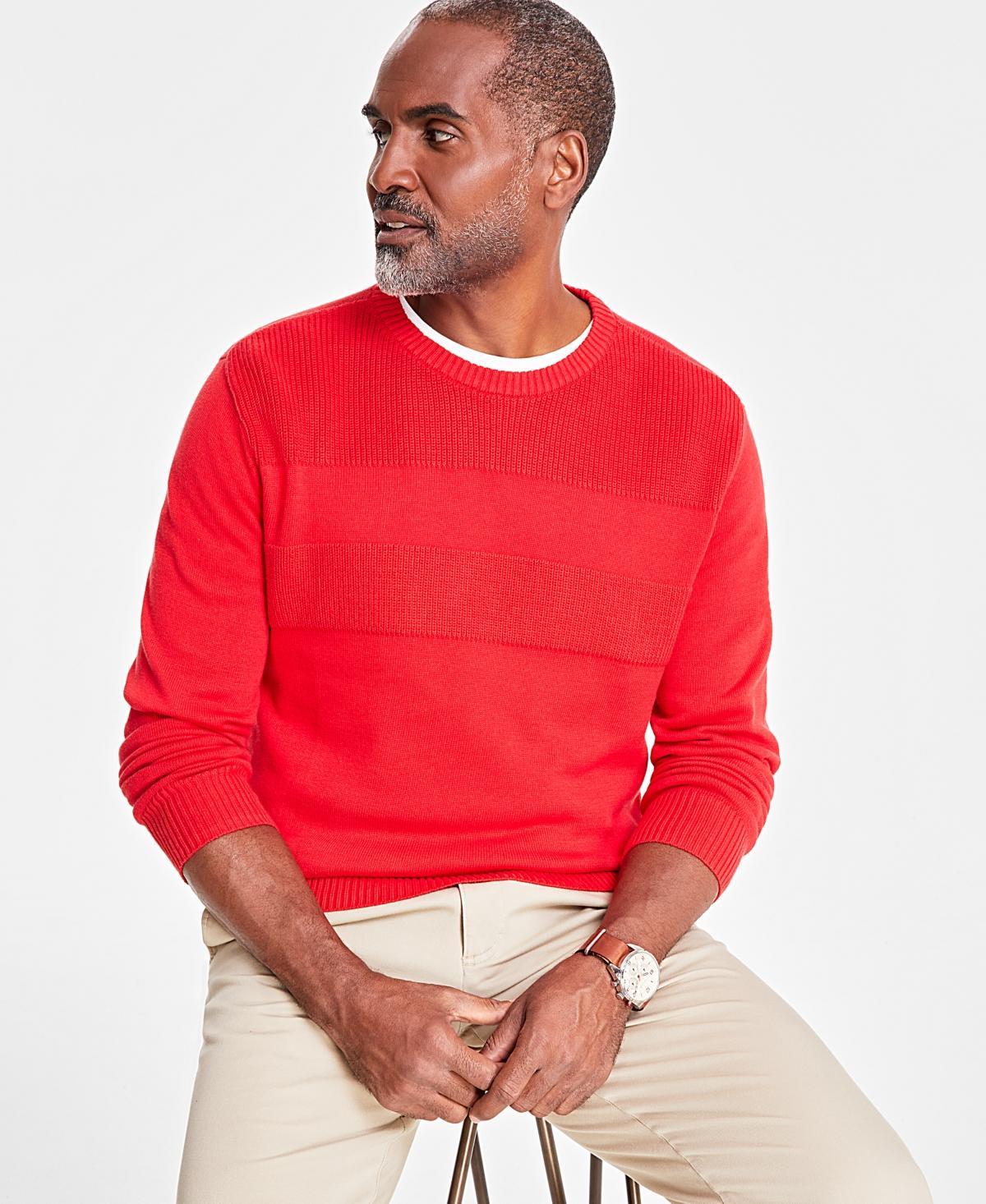 Club Room Mens Textured Cotton Sweater, Created for Macys Product Image
