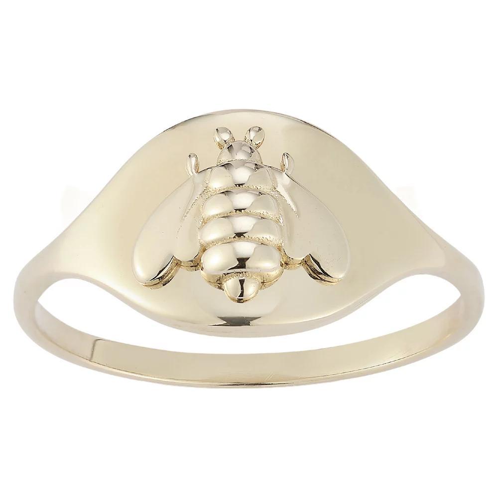 LUMINOR GOLD 14k Gold 3D Bee Ring, Women's, Size: 8 Product Image