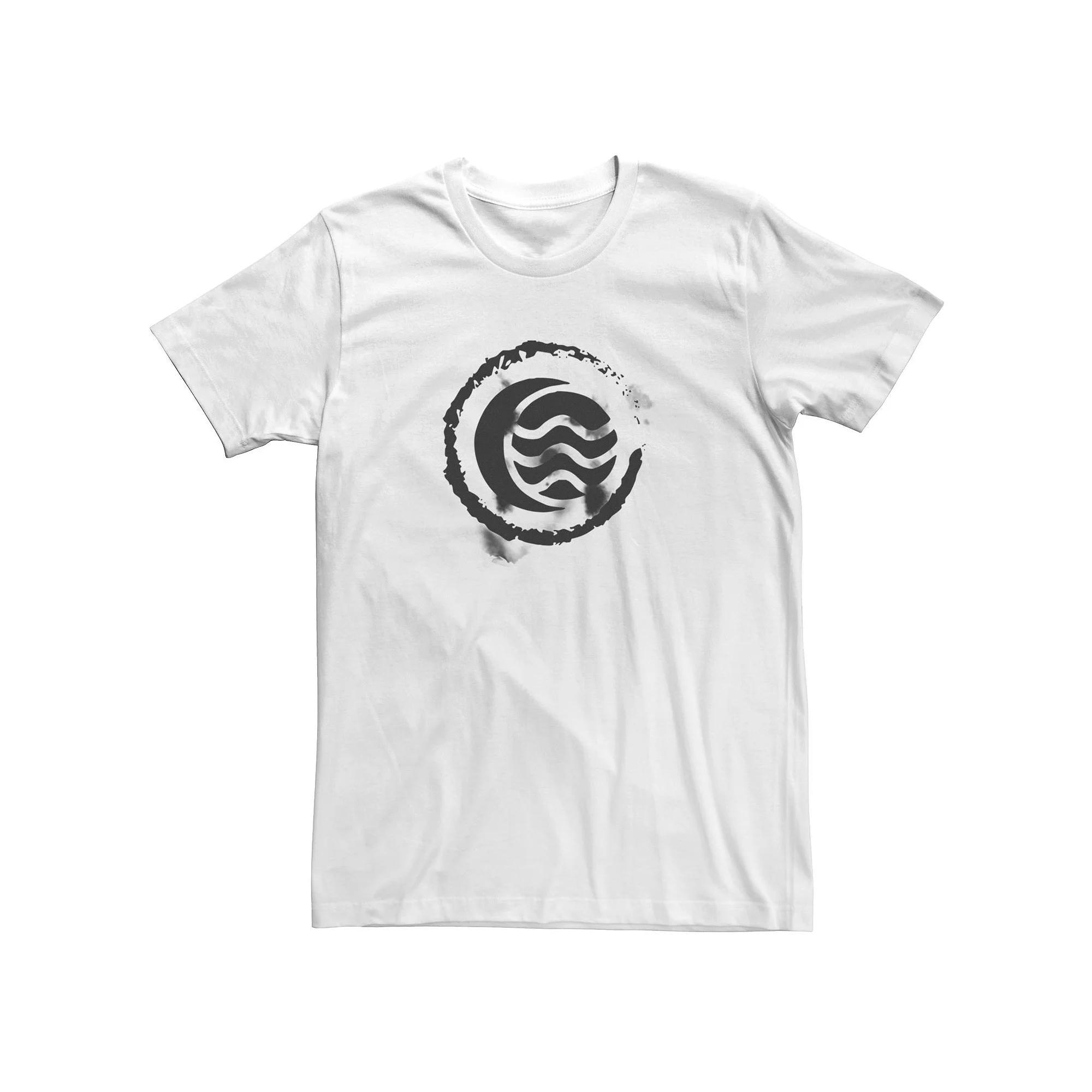 Men's The Last Airbender Water Nation Spray Paint Stencil Tee, Size: XXL, White Product Image