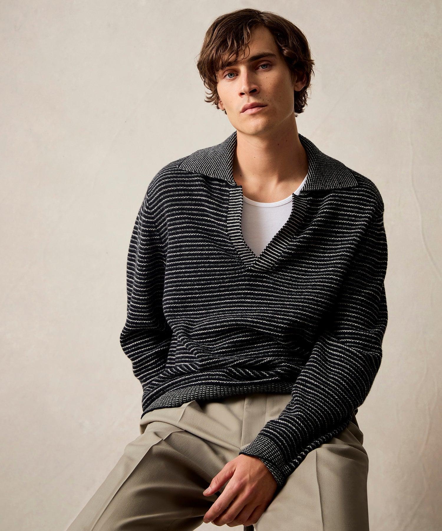 Relaxed Merino Montauk Sweater Polo Product Image